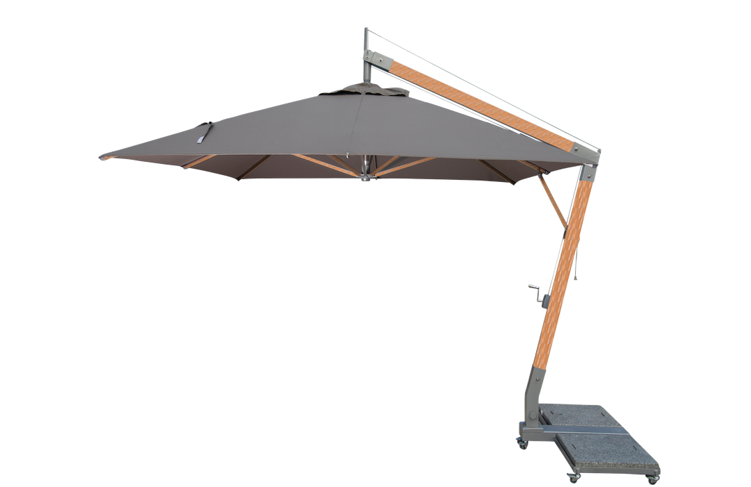 Hurricane 8.5' x 11.5' Rectangular Aluminum Cantilever Umbrella