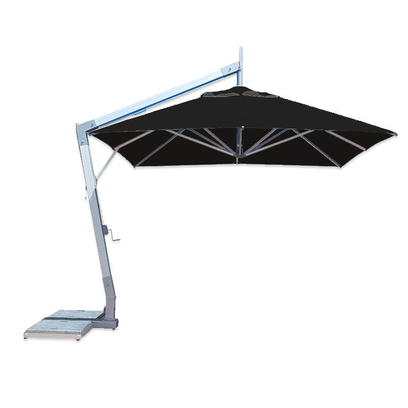 Hurricane 10' Square Aluminum Cantilever Umbrella