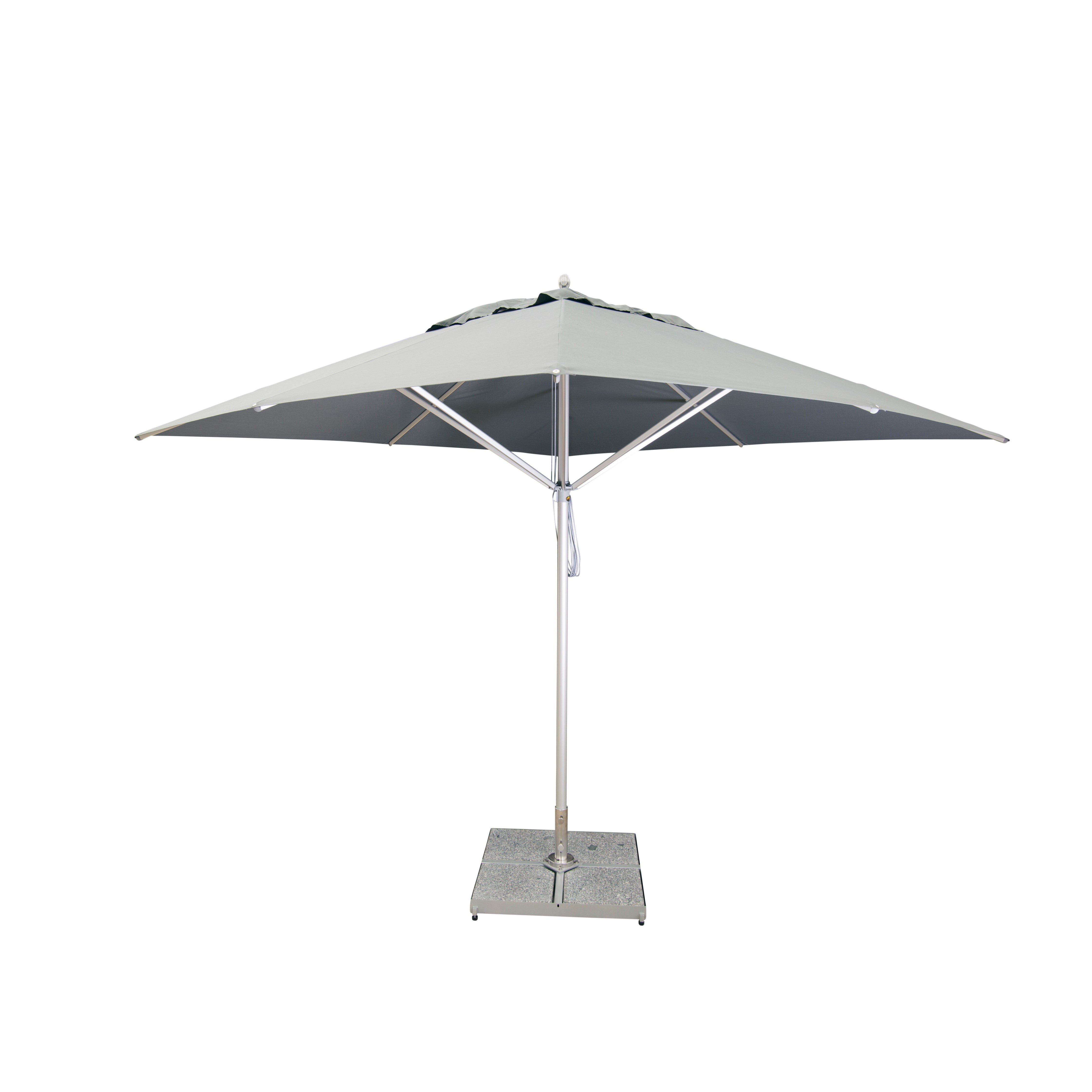 Hurricane 11' Square Aluminum Market Umbrella