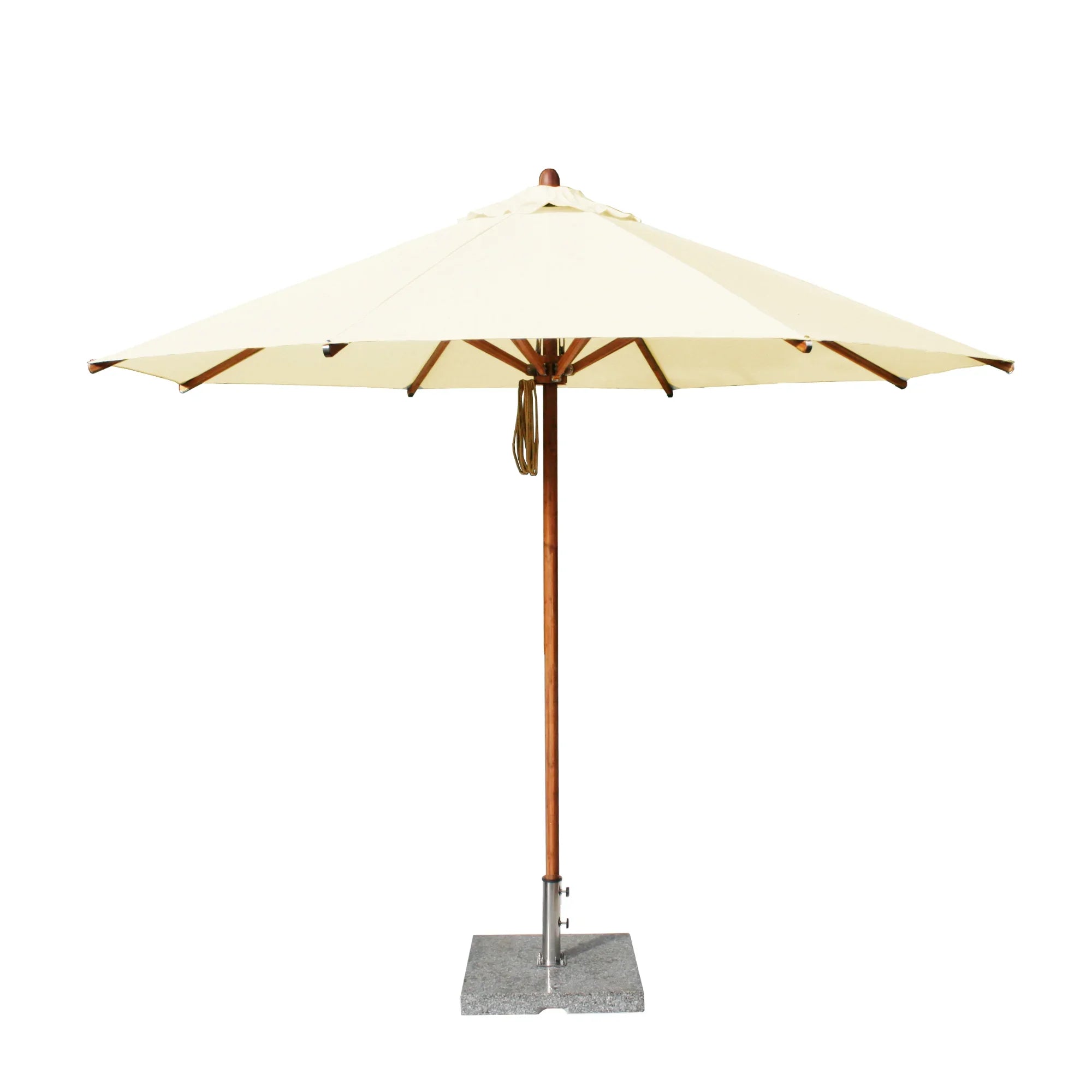 Levante 11.5' Round Bamboo Market Umbrella