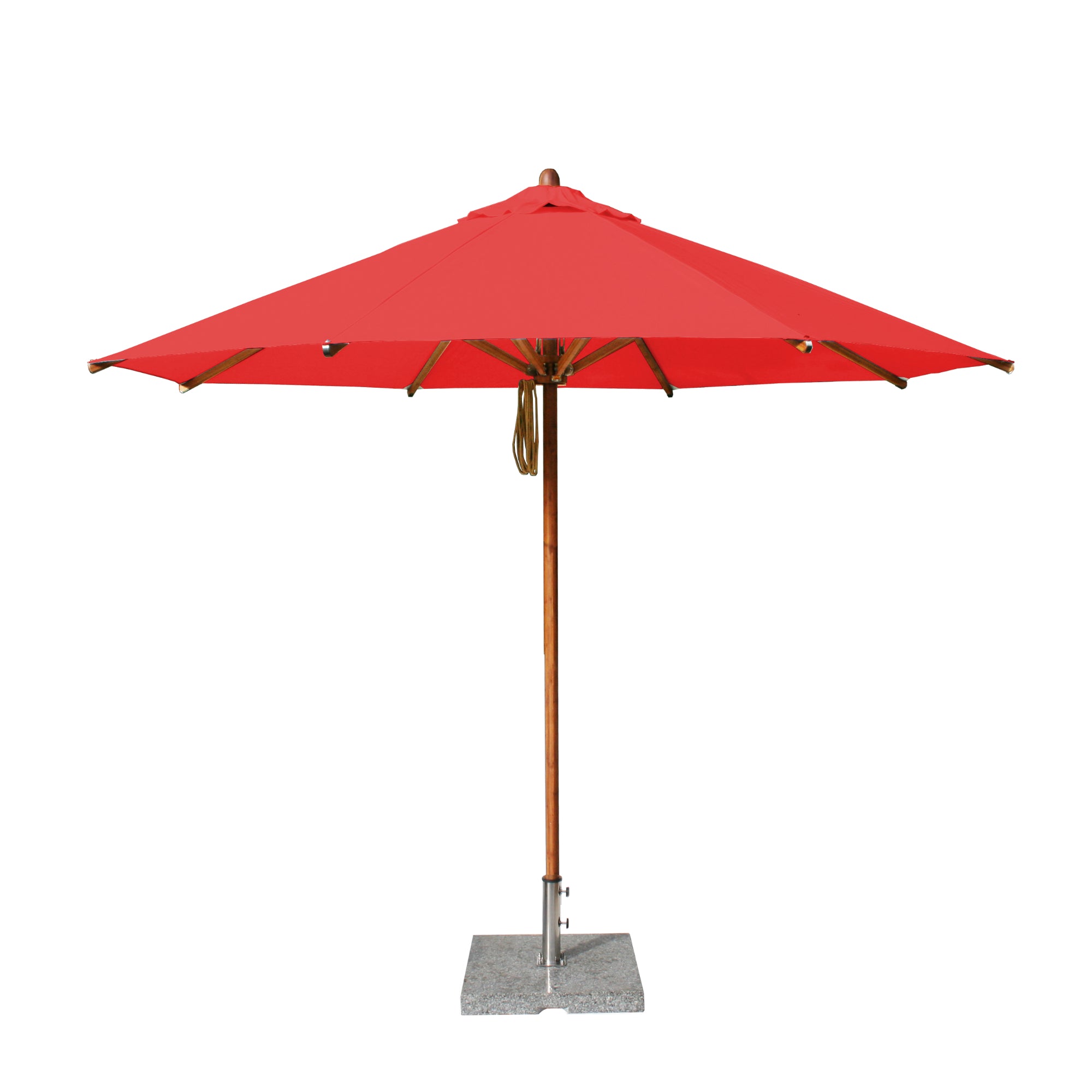 Levante 11.5' Round Bamboo Market Umbrella
