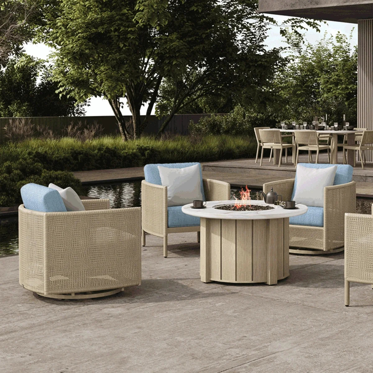 Orleans Swivel Rocker