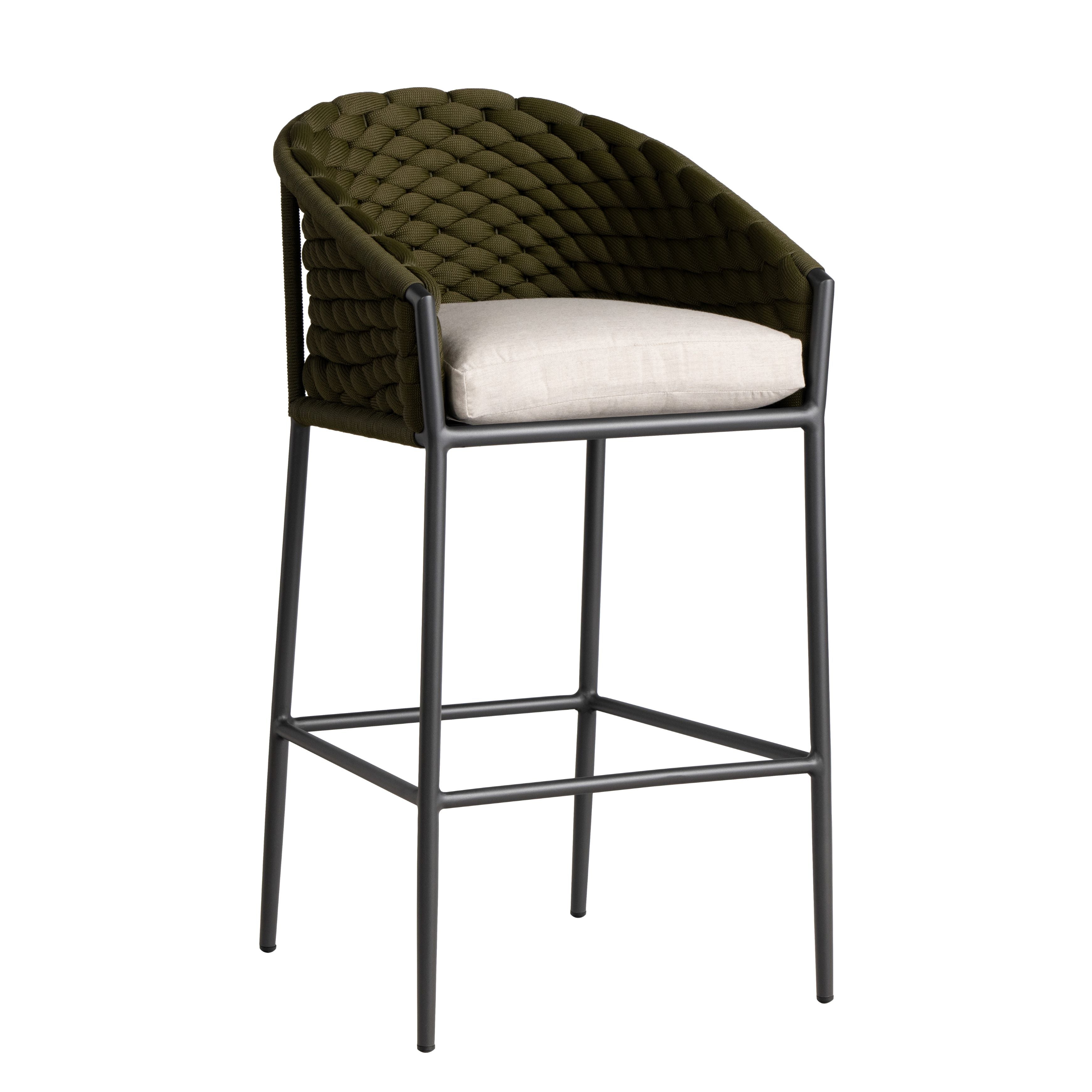 Lloyd Flanders Escape Cushioned Bar Stool