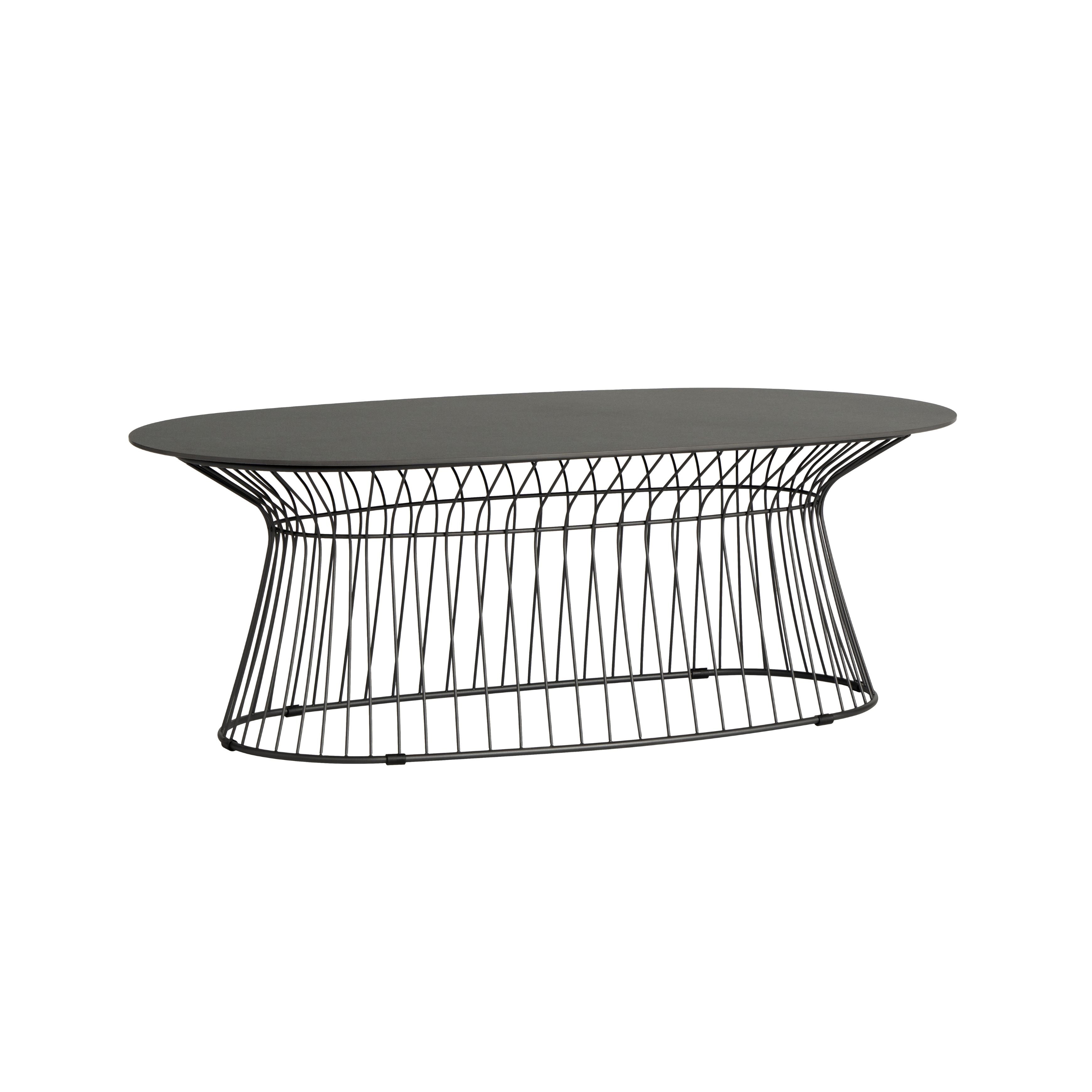 Lloyd Flanders Escape Oval Cocktail Table