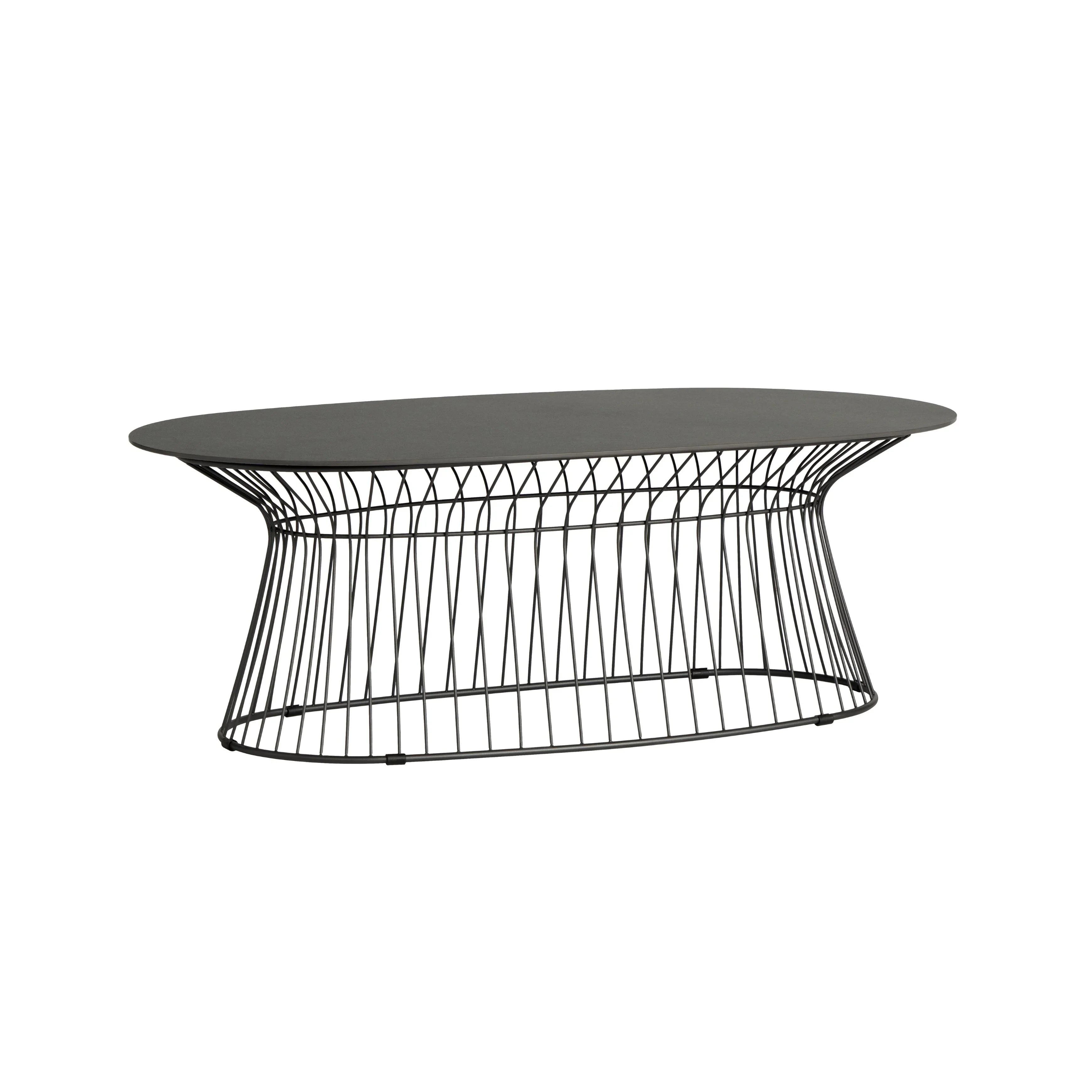 Lloyd Flanders Escape Oval Cocktail Table