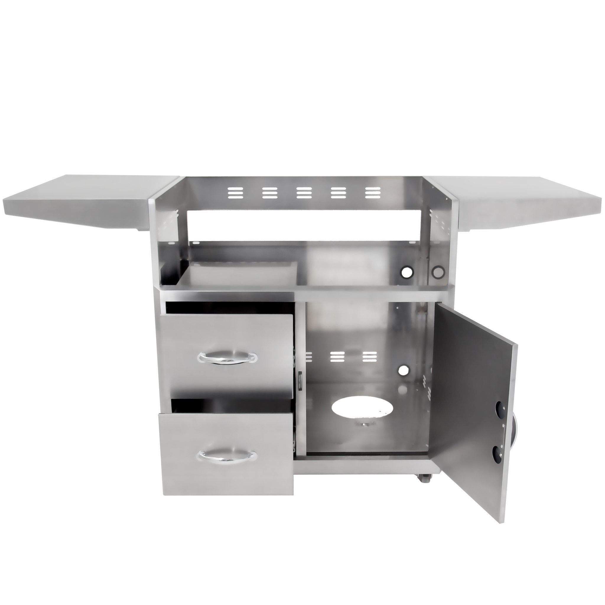 Stainless Steel Grill Cart for Professional 34" 3-Burner Gas Grill
