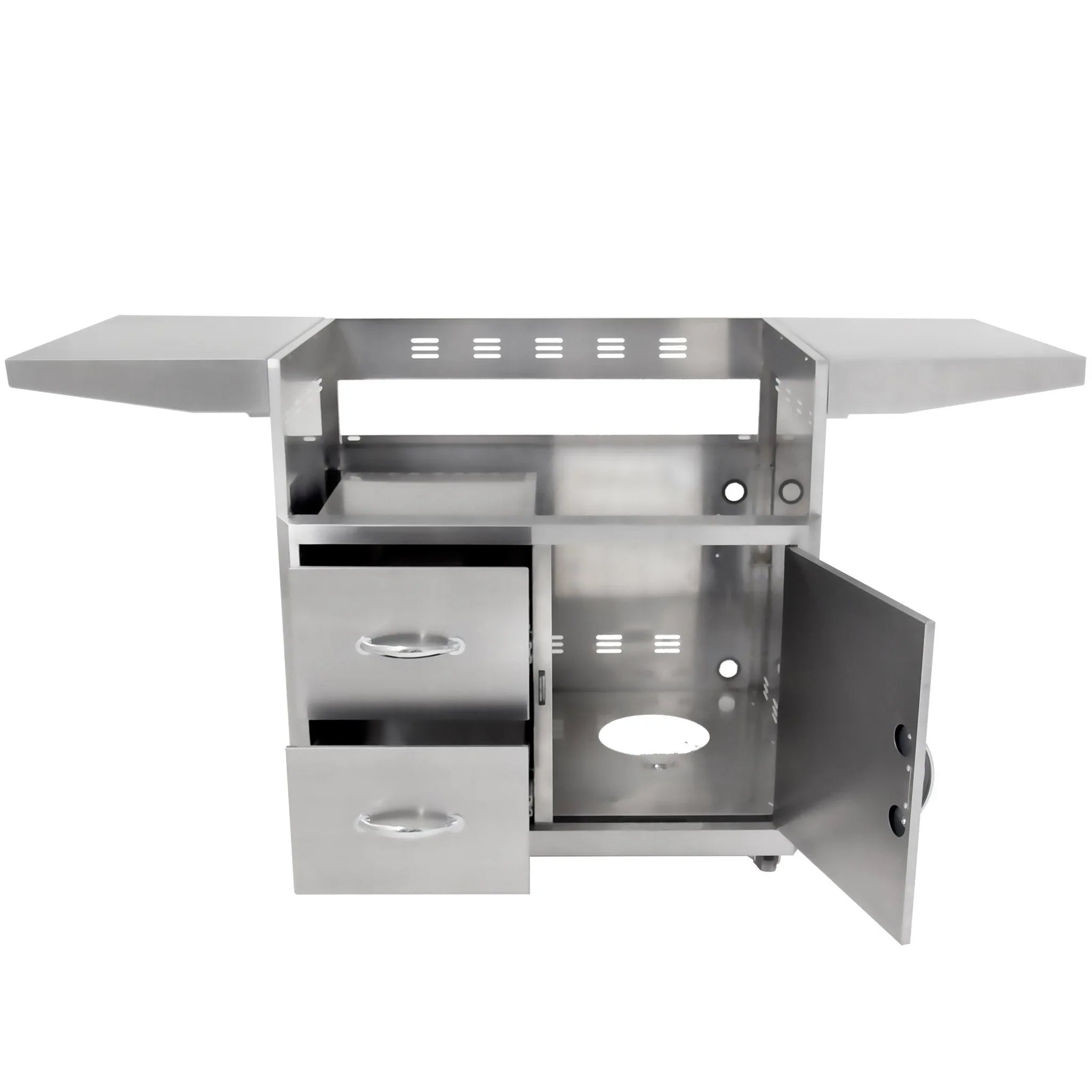 Stainless Steel Grill Cart for Professional 34" 3-Burner Gas Grill