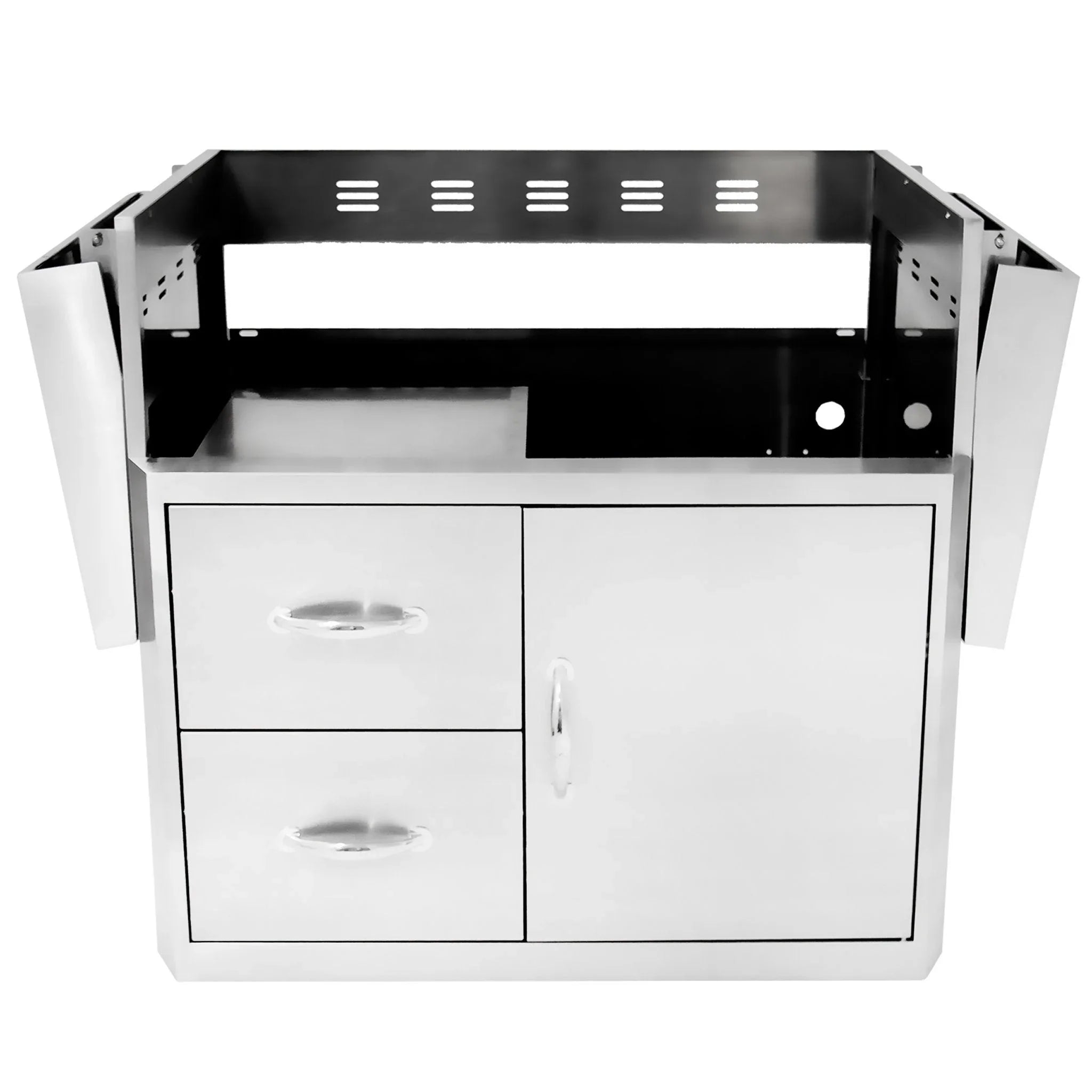 Stainless Steel Grill Cart for Professional 34" 3-Burner Gas Grill