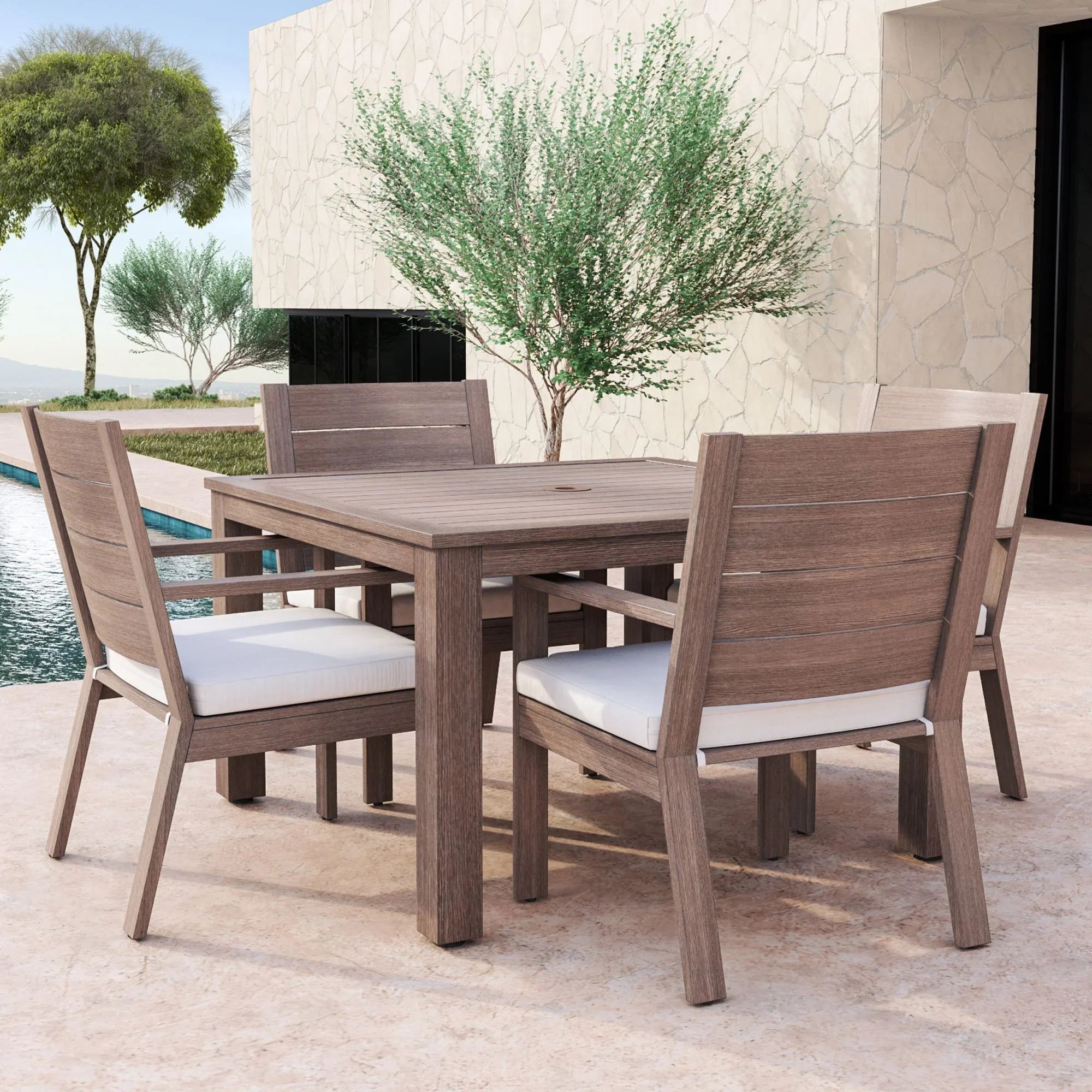 Laguna 48" Square Dining Table