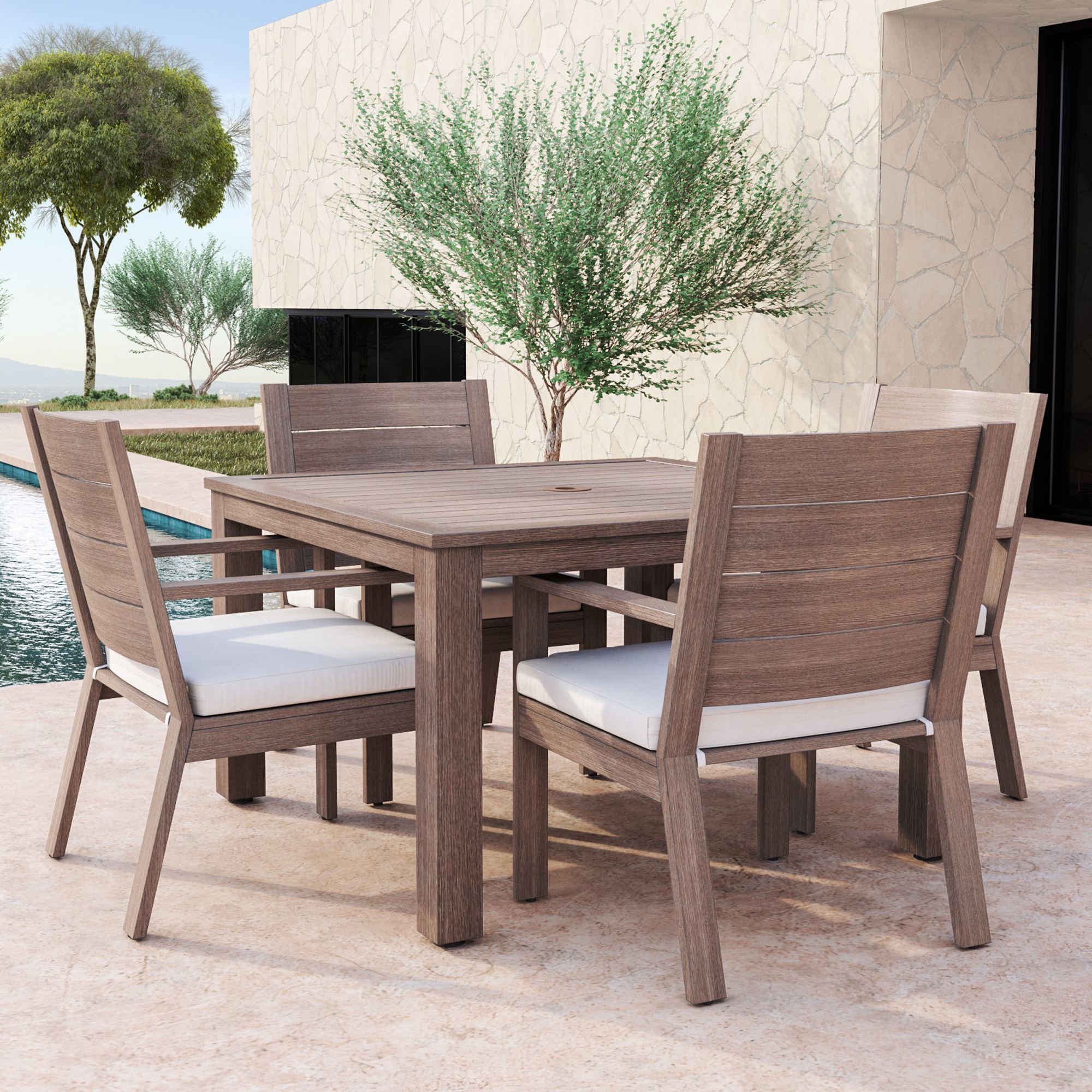 Laguna 48" Square Dining Table