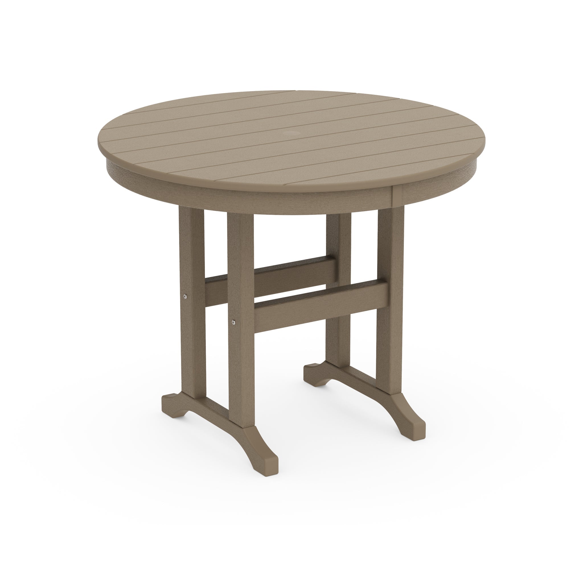 36" Round Farmhouse Dining Table 8