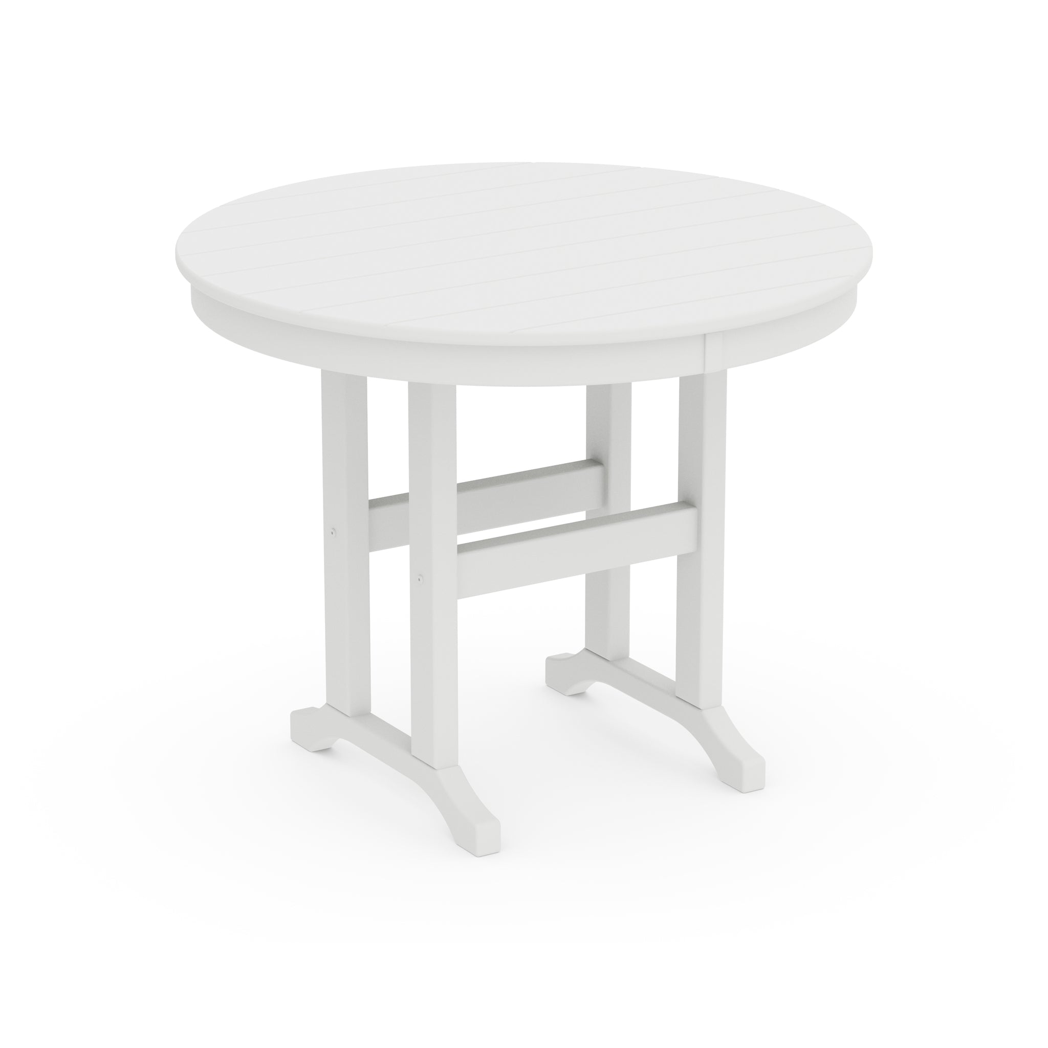 36" Round Farmhouse Dining Table 6