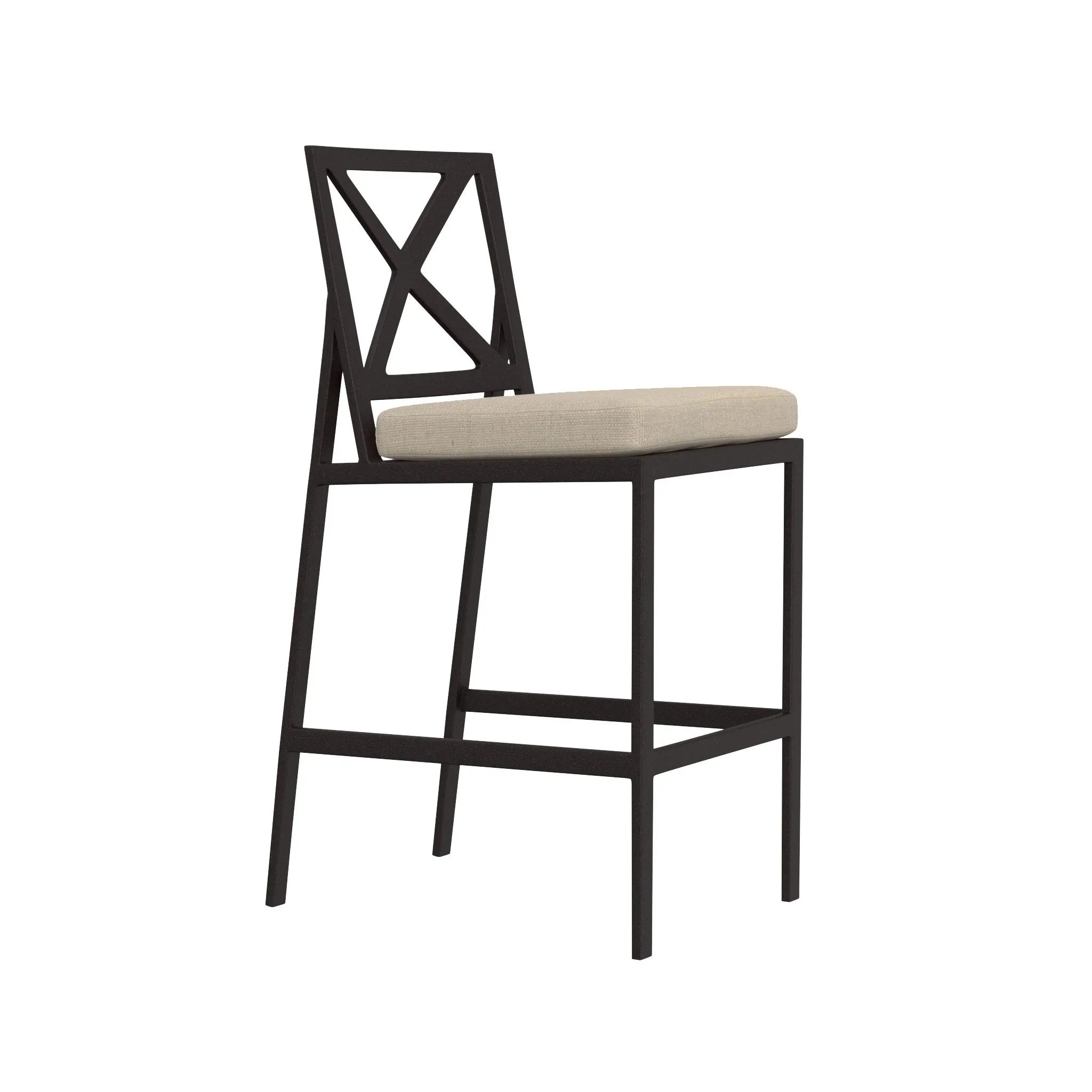 Marin Cushioned Armless Bar Stool
