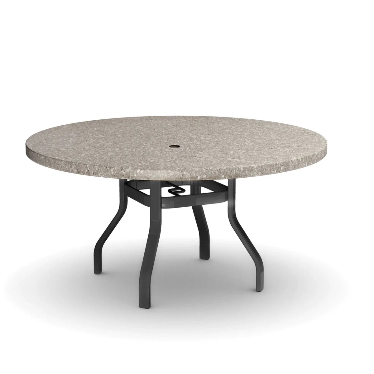 48 round patio table with umbrella hole Shadow Rock 48