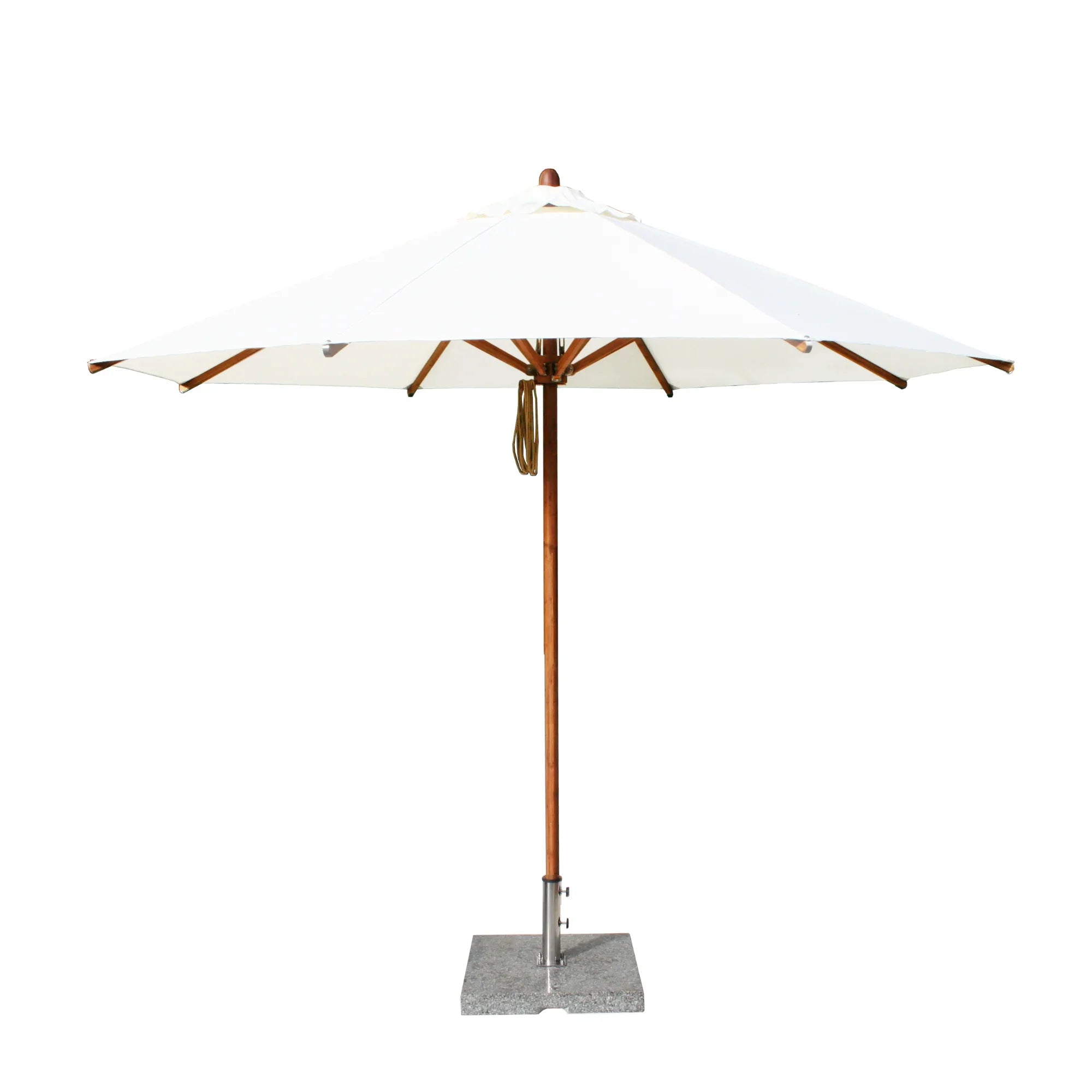 Levante 10' Round Bamboo Market Umbrella