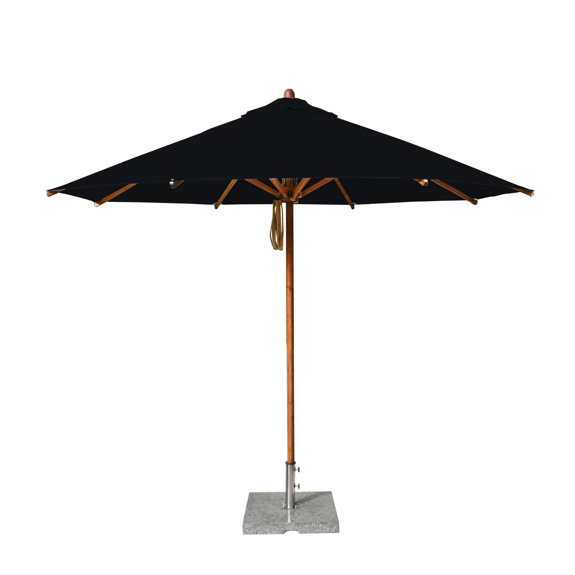 Levante 10' Round Bamboo Market Umbrella