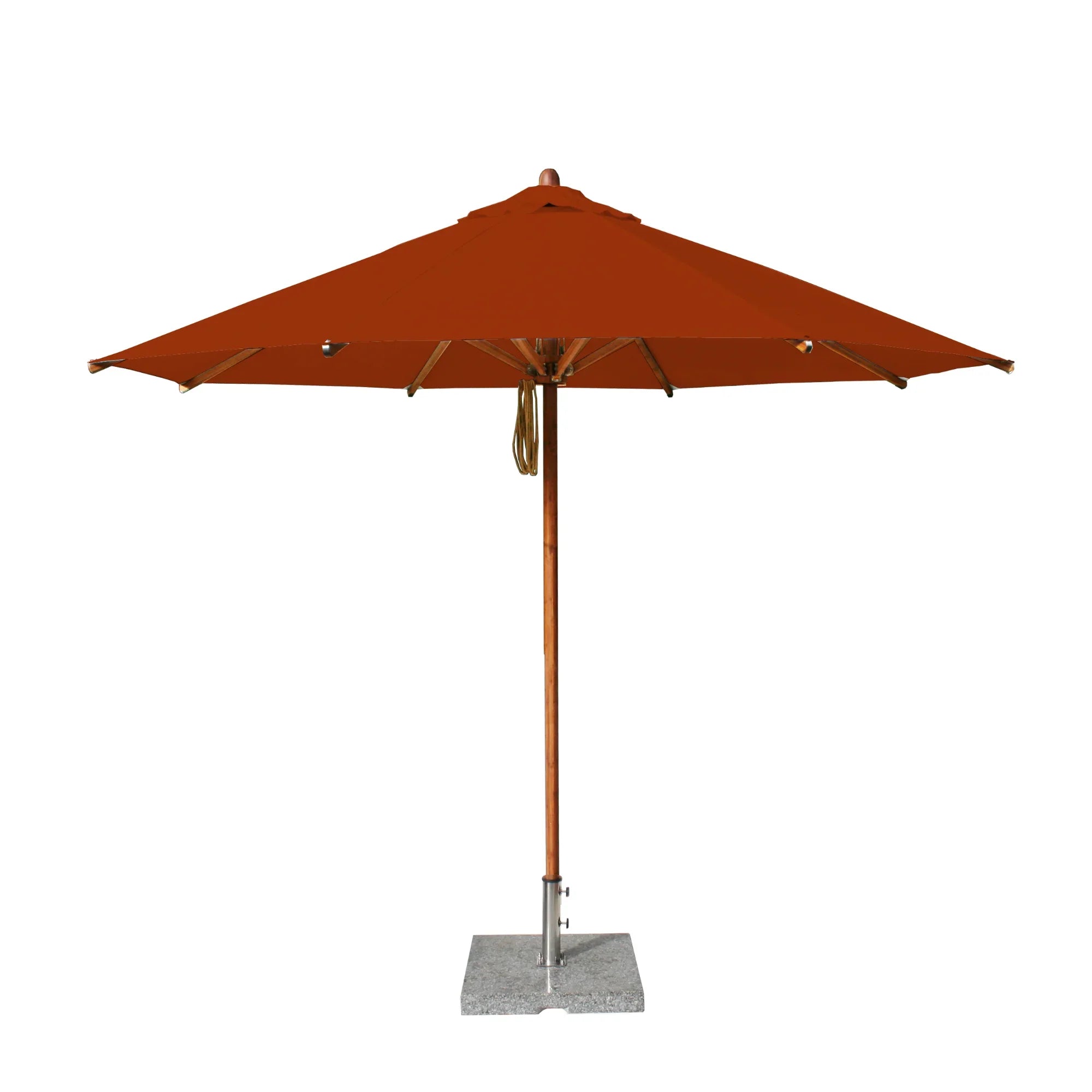 Levante 10' Round Bamboo Market Umbrella