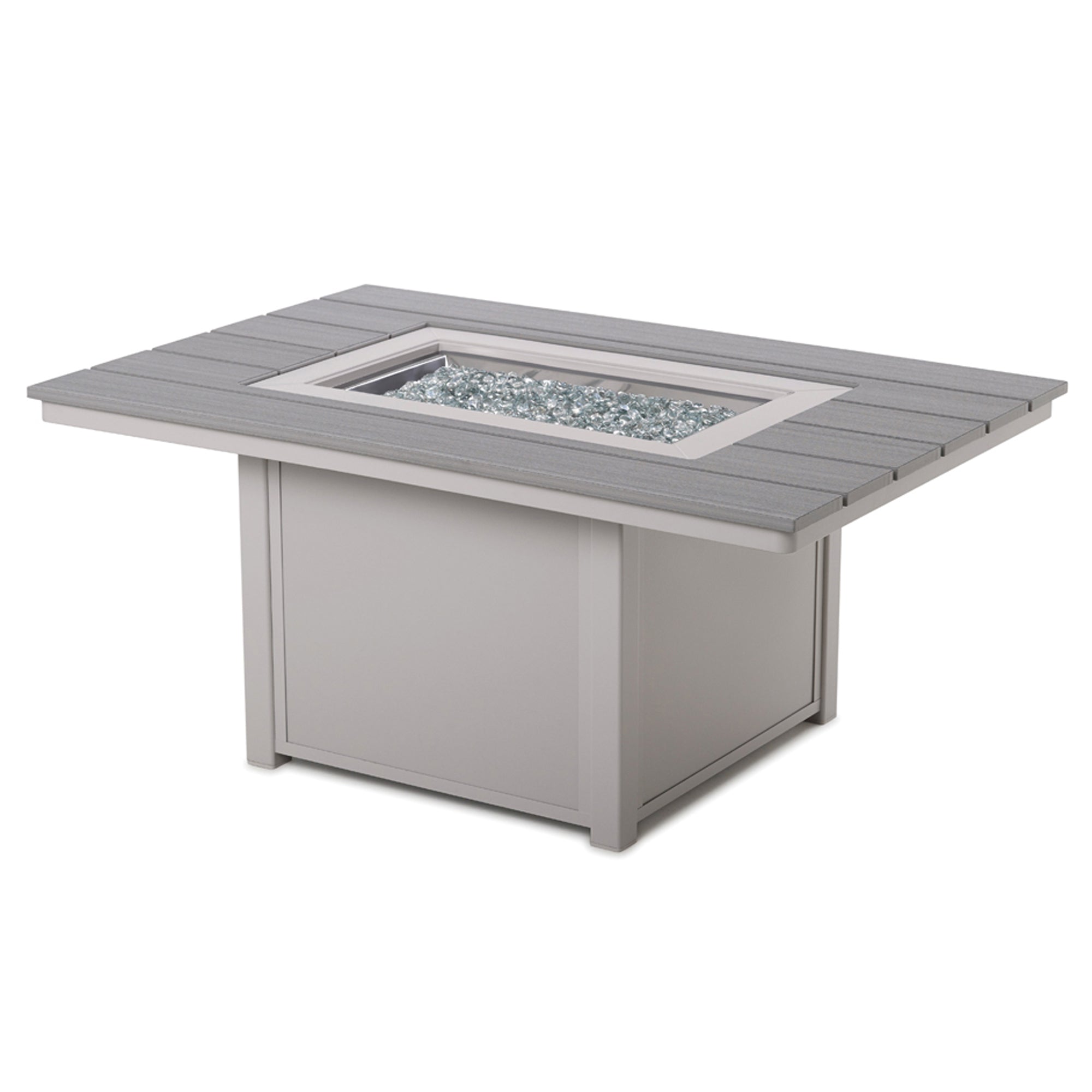 Telescope Casual 36" x 54" Rectangular Rustic Top Fire Table