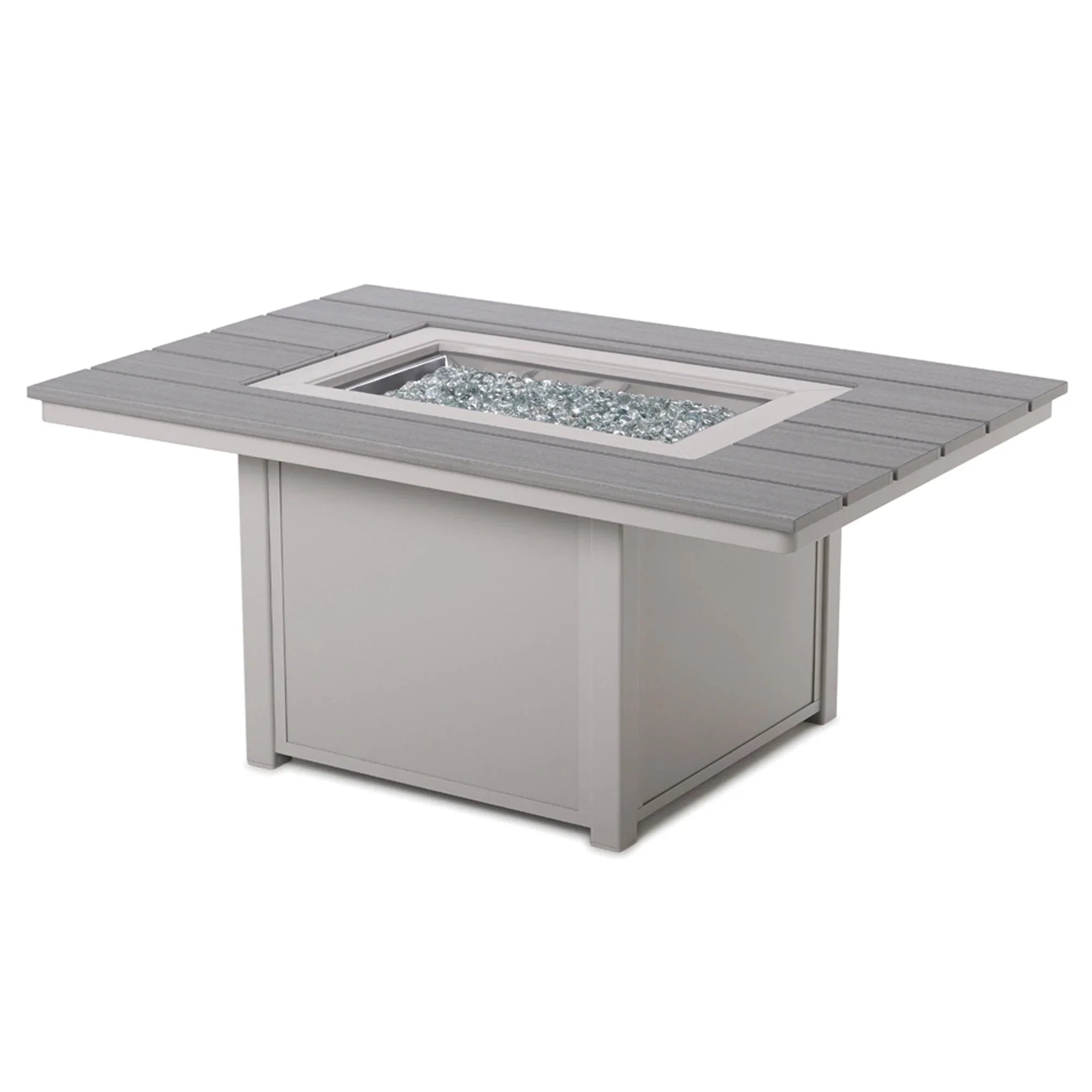 Telescope Casual 36" x 54" Rectangular Rustic Top Fire Table