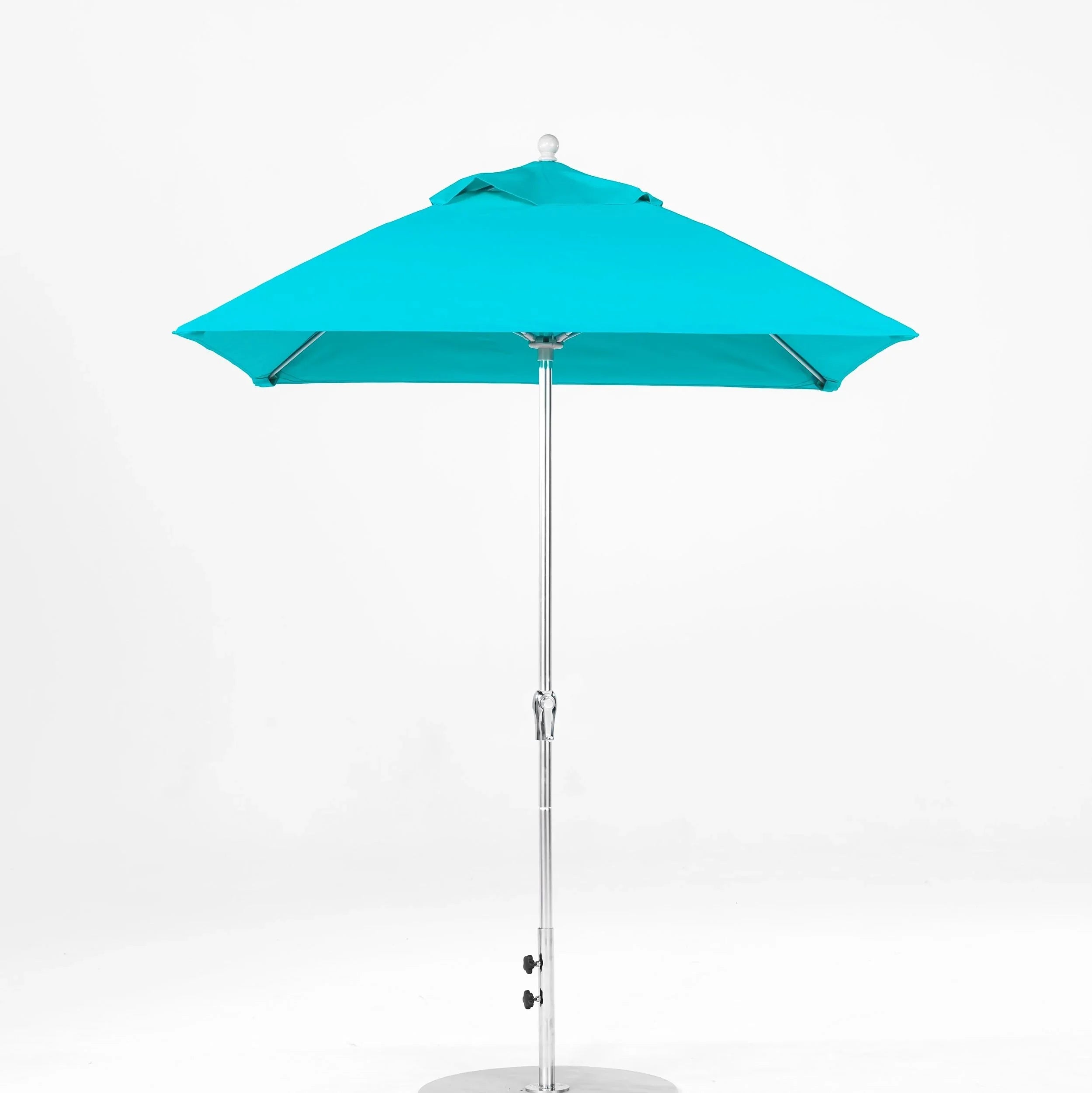 Monterey Aluminum 6.5' Crank Lift Square Umbrella w/ Fiberglass Ribs