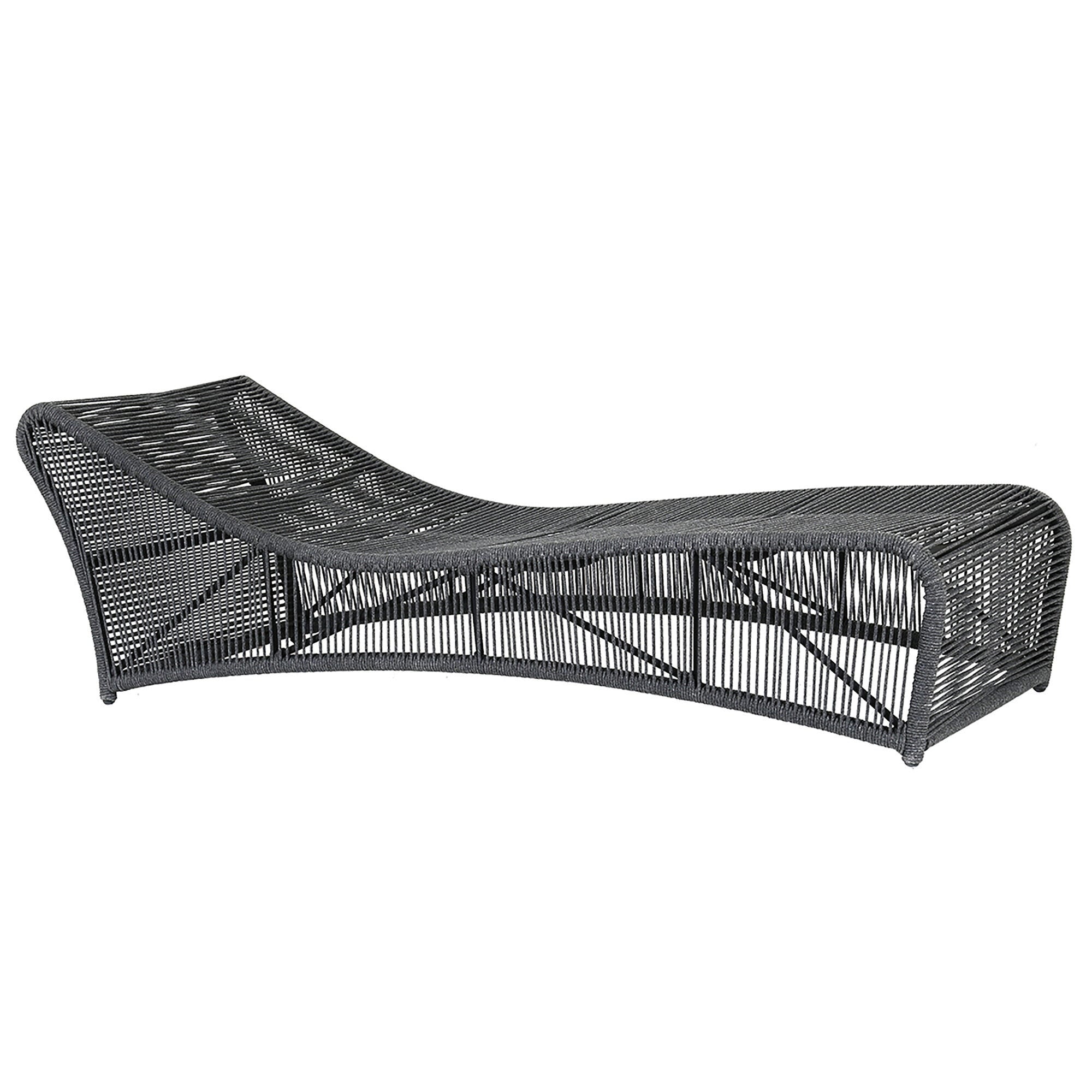 Sunset West Milano Cushionless Rope Chaise Lounge