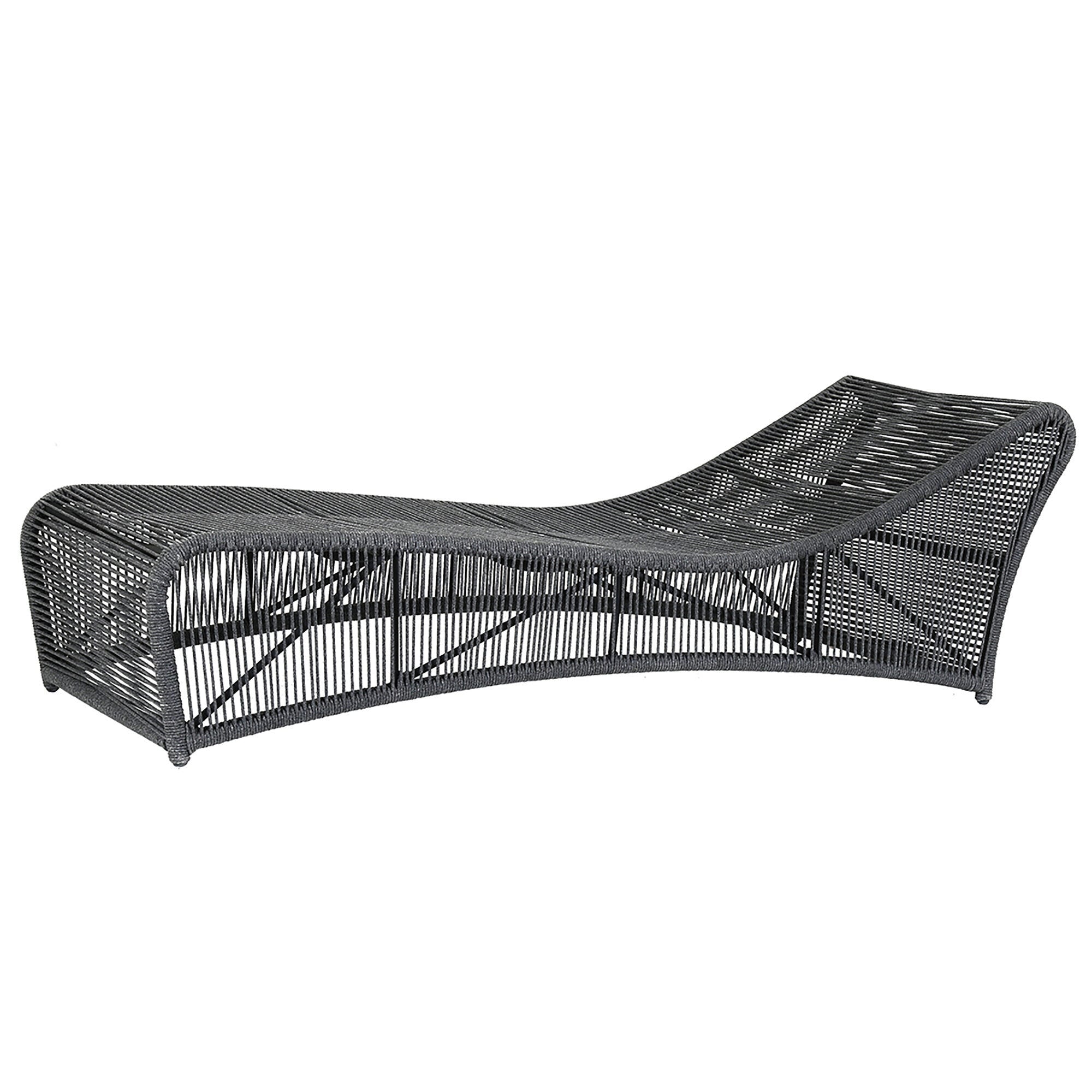 Sunset West Milano Cushionless Rope Chaise Lounge