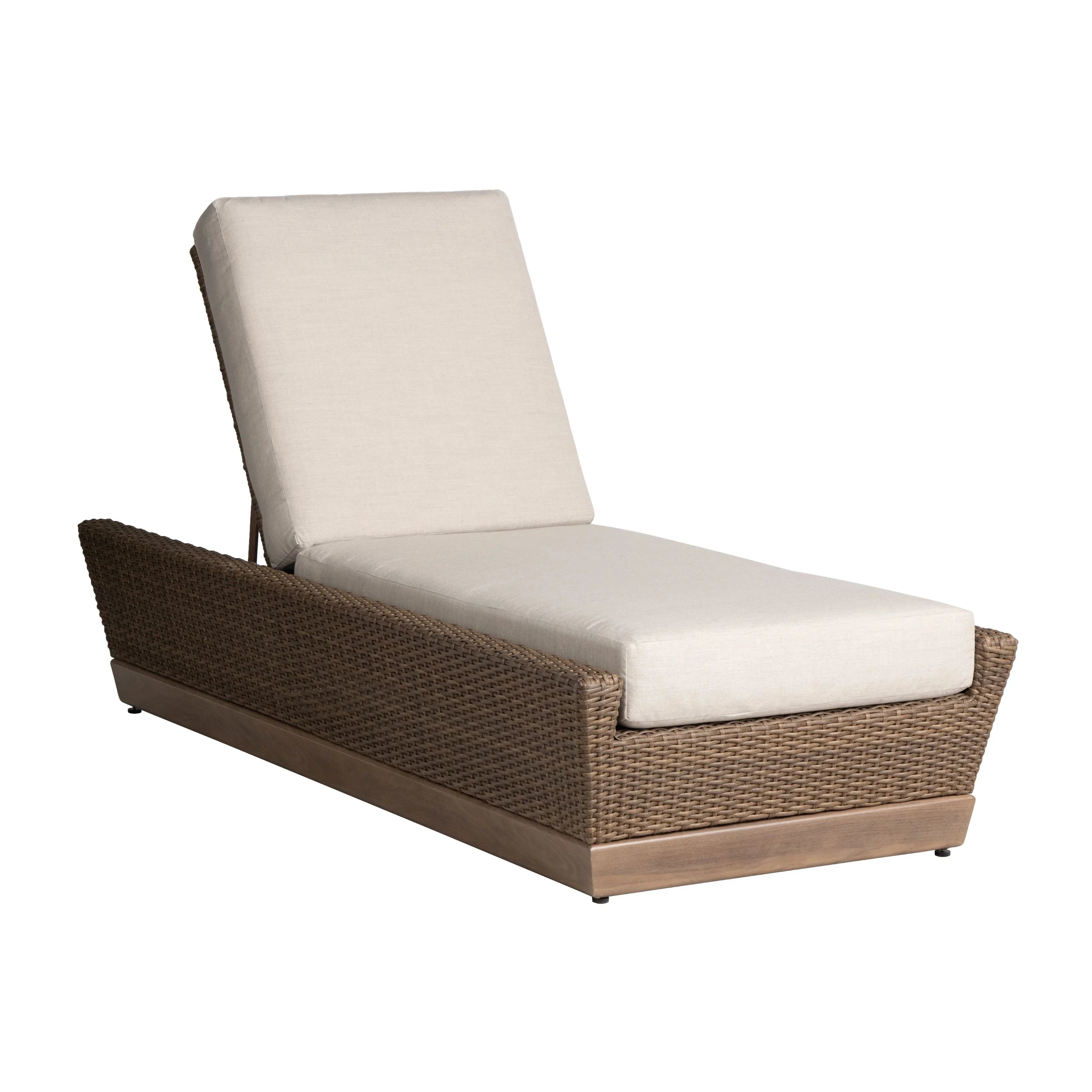 Lloyd Flanders Charisma Cushioned Armless Chaise Lounge