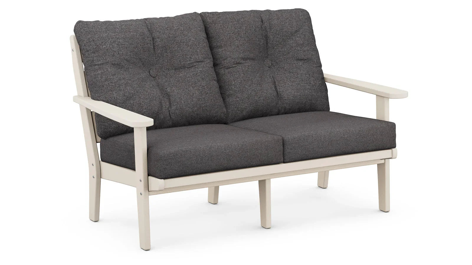 Lakeside Deep Seating Loveseat Settee - Sand
