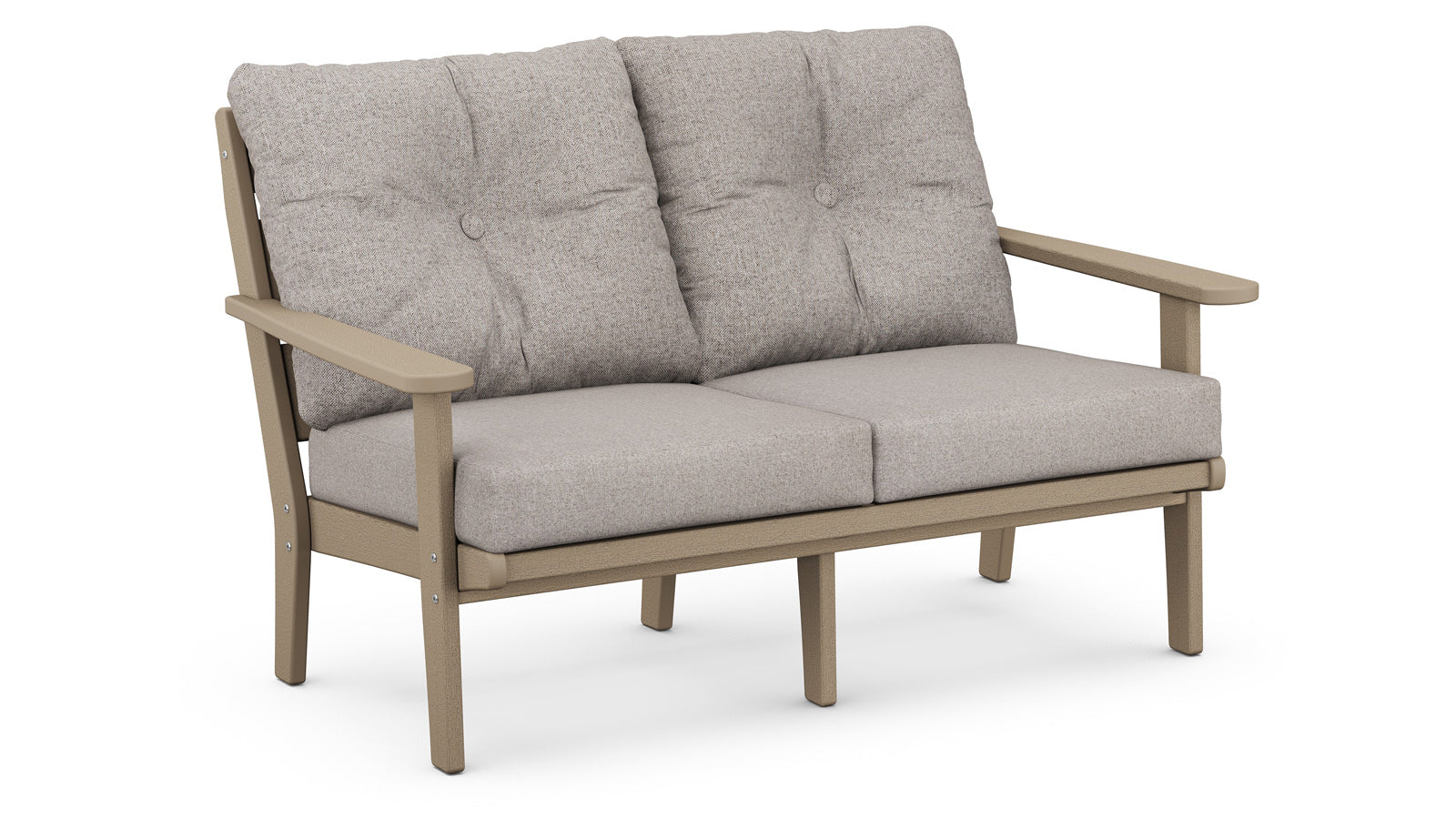 Lakeside Deep Seating Loveseat Settee - Vintage Sahara
