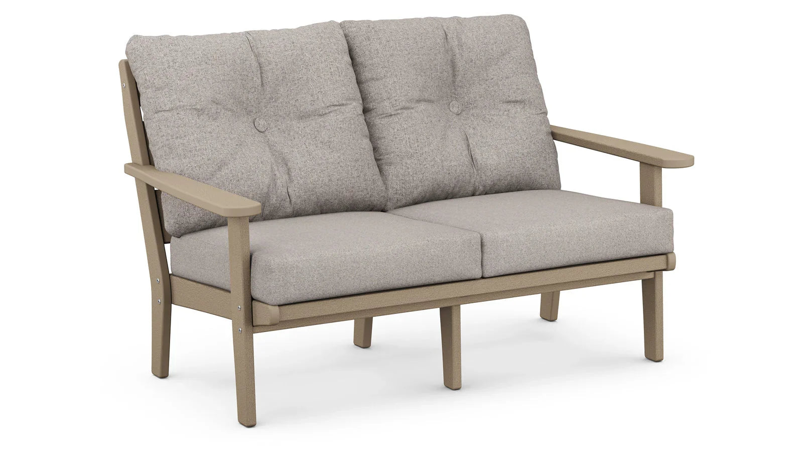 Lakeside Deep Seating Loveseat Settee - Vintage Sahara