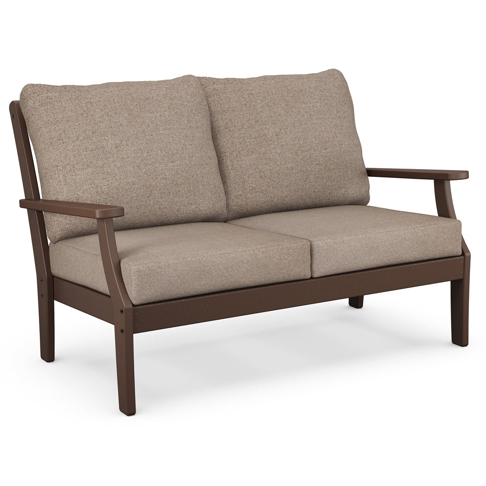 Braxton Deep Seating Loveseat - Mahogany