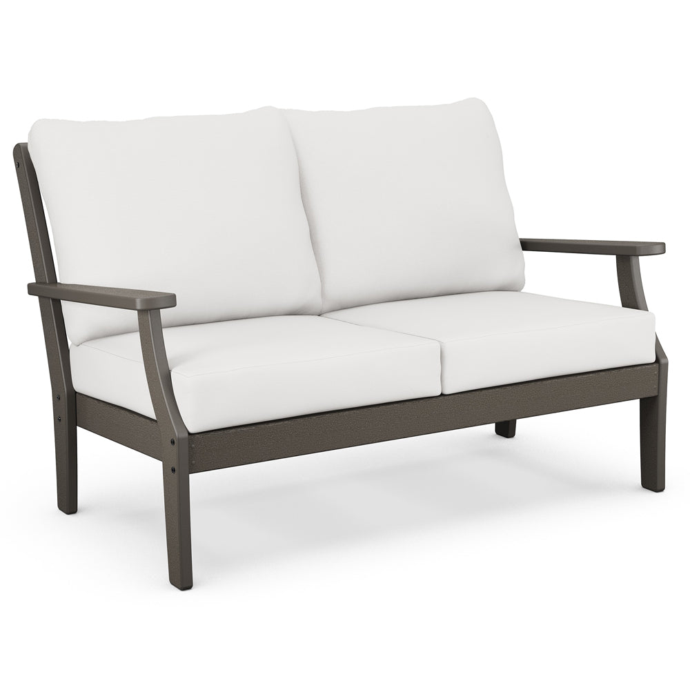 Braxton Deep Seating Loveseat - Vintage Coffee