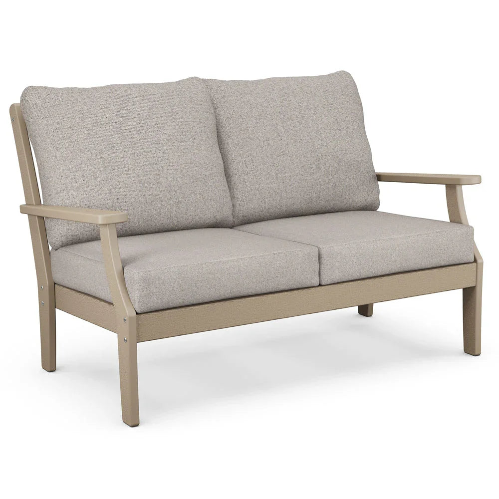 Braxton Deep Seating Loveseat - Vintage Sahara