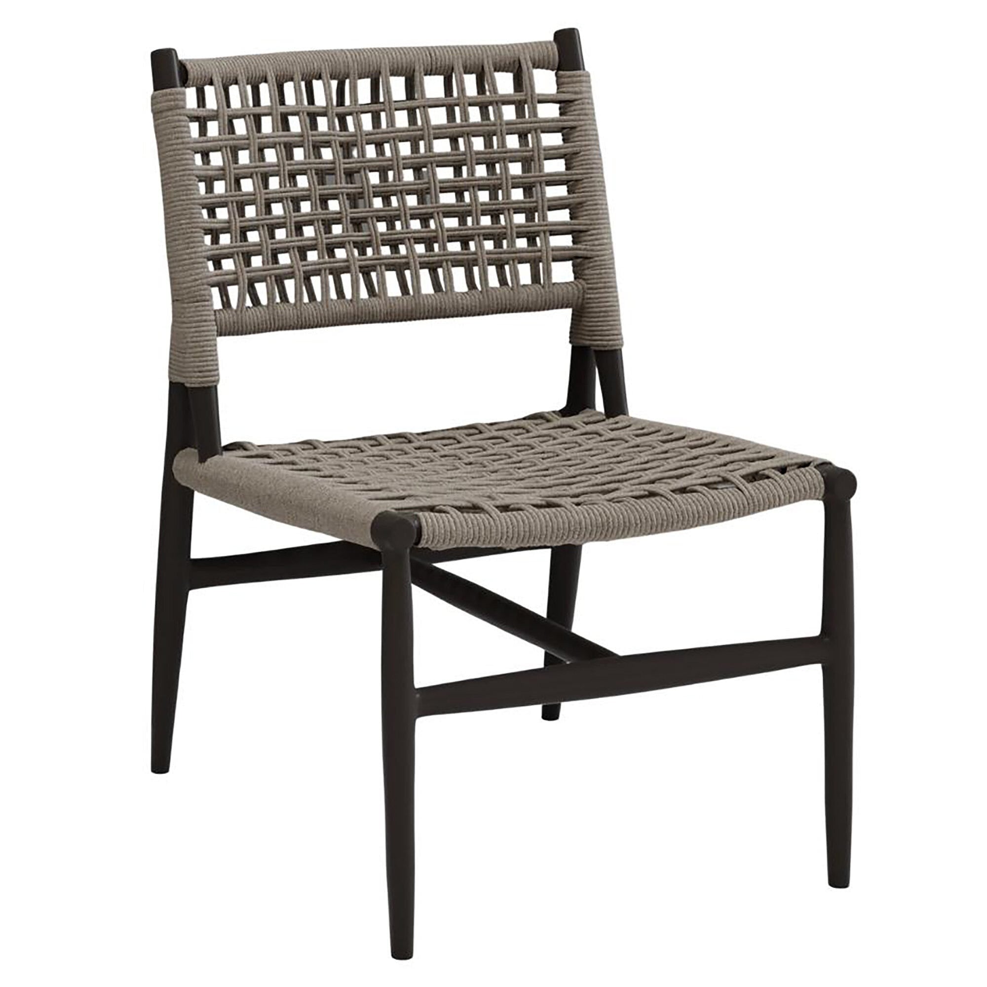 Sunset West Grigio Rope Dining Side Chair