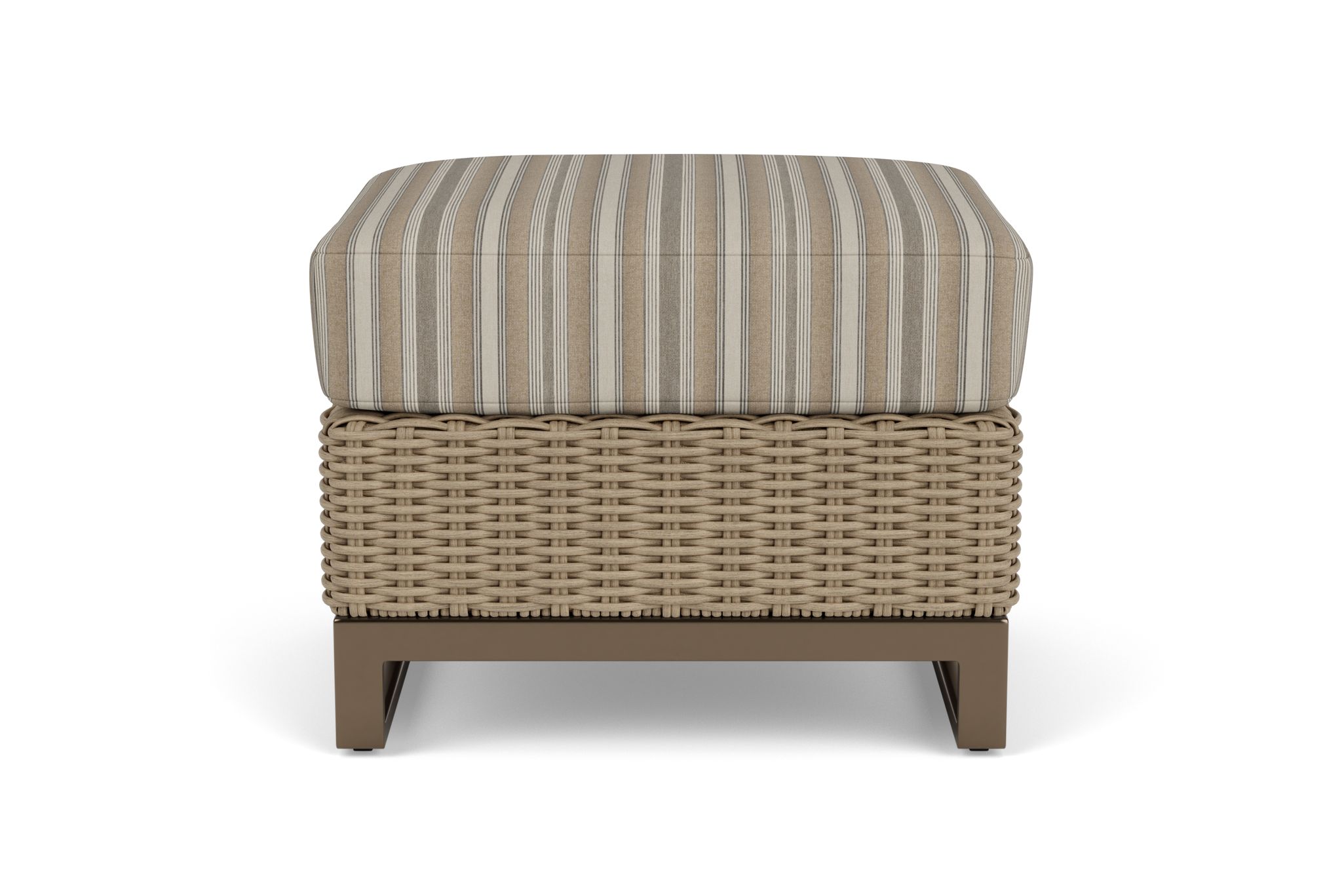 Lloyd Flanders Milan Cushioned Ottoman