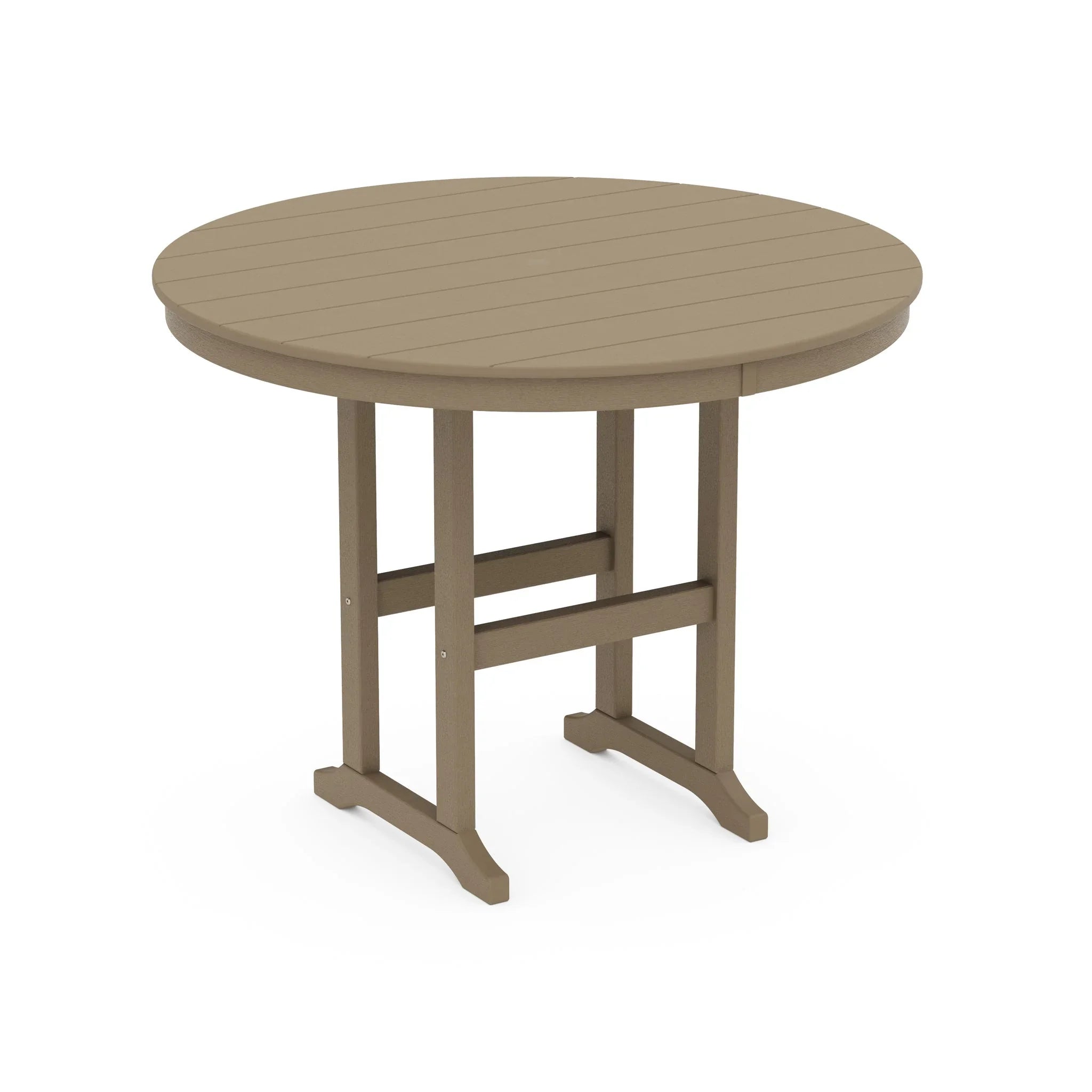 48" Round Farmhouse Counter Table 8