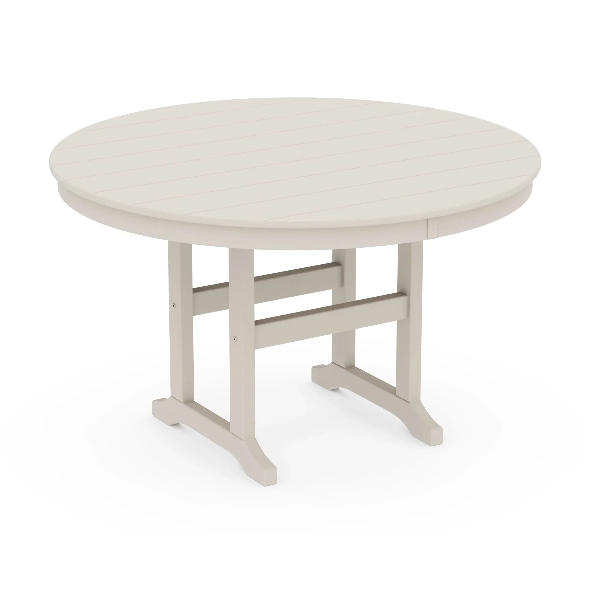 48" Round Farmhouse Dining Table 5