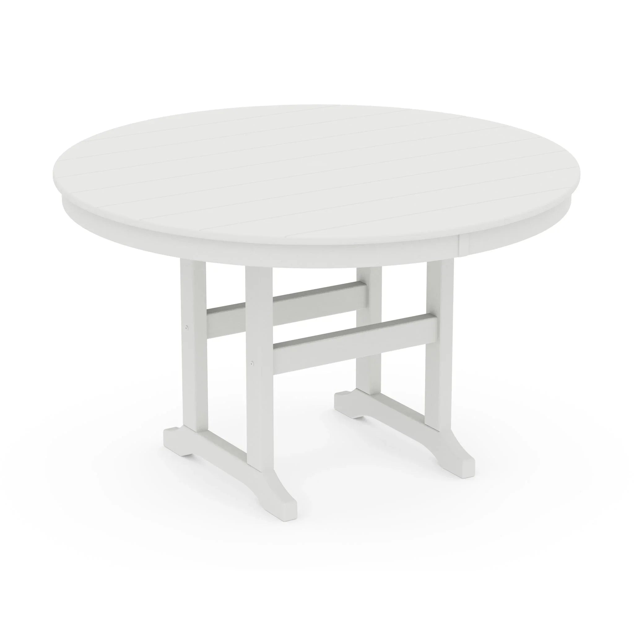 48" Round Farmhouse Dining Table 9