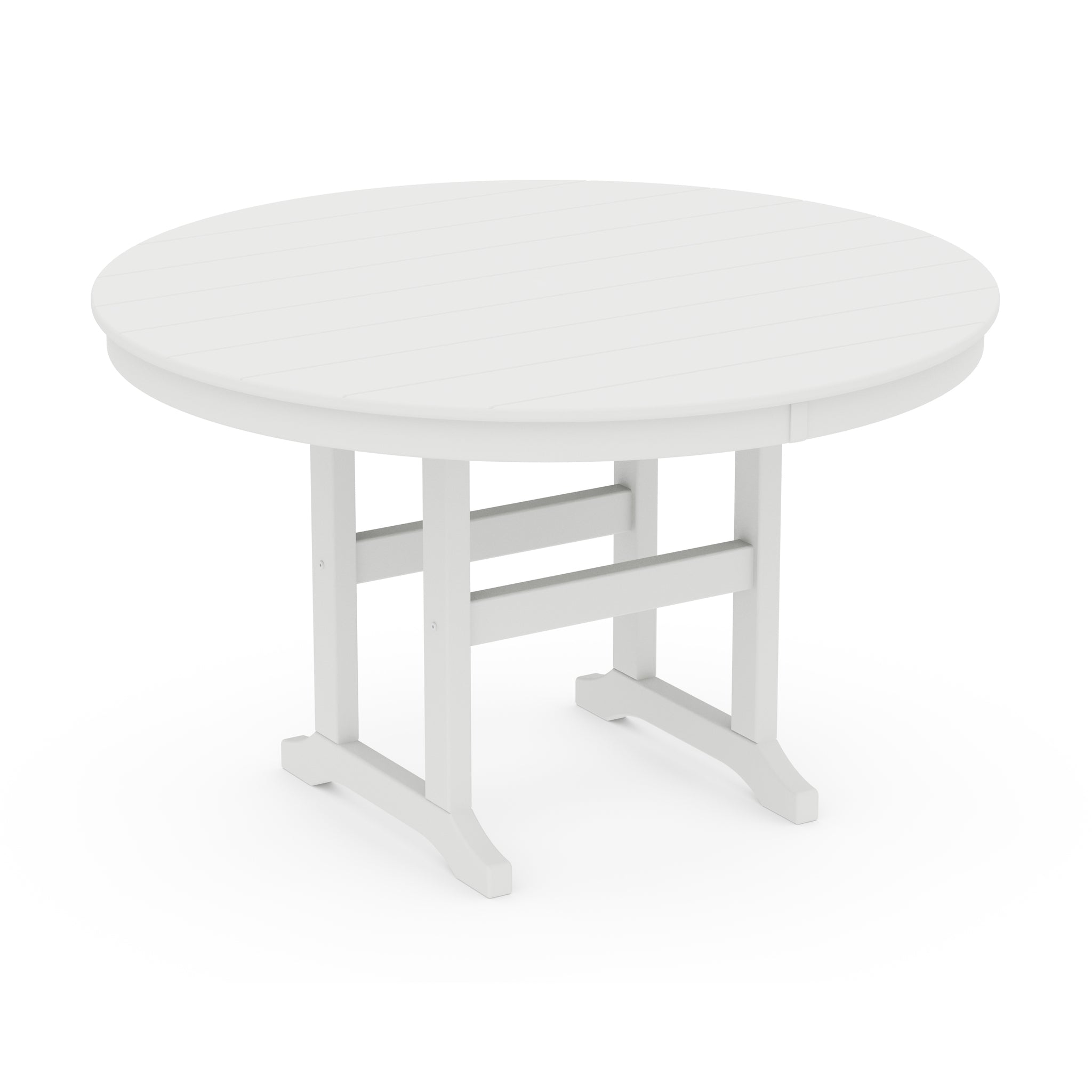 48" Round Farmhouse Dining Table 6