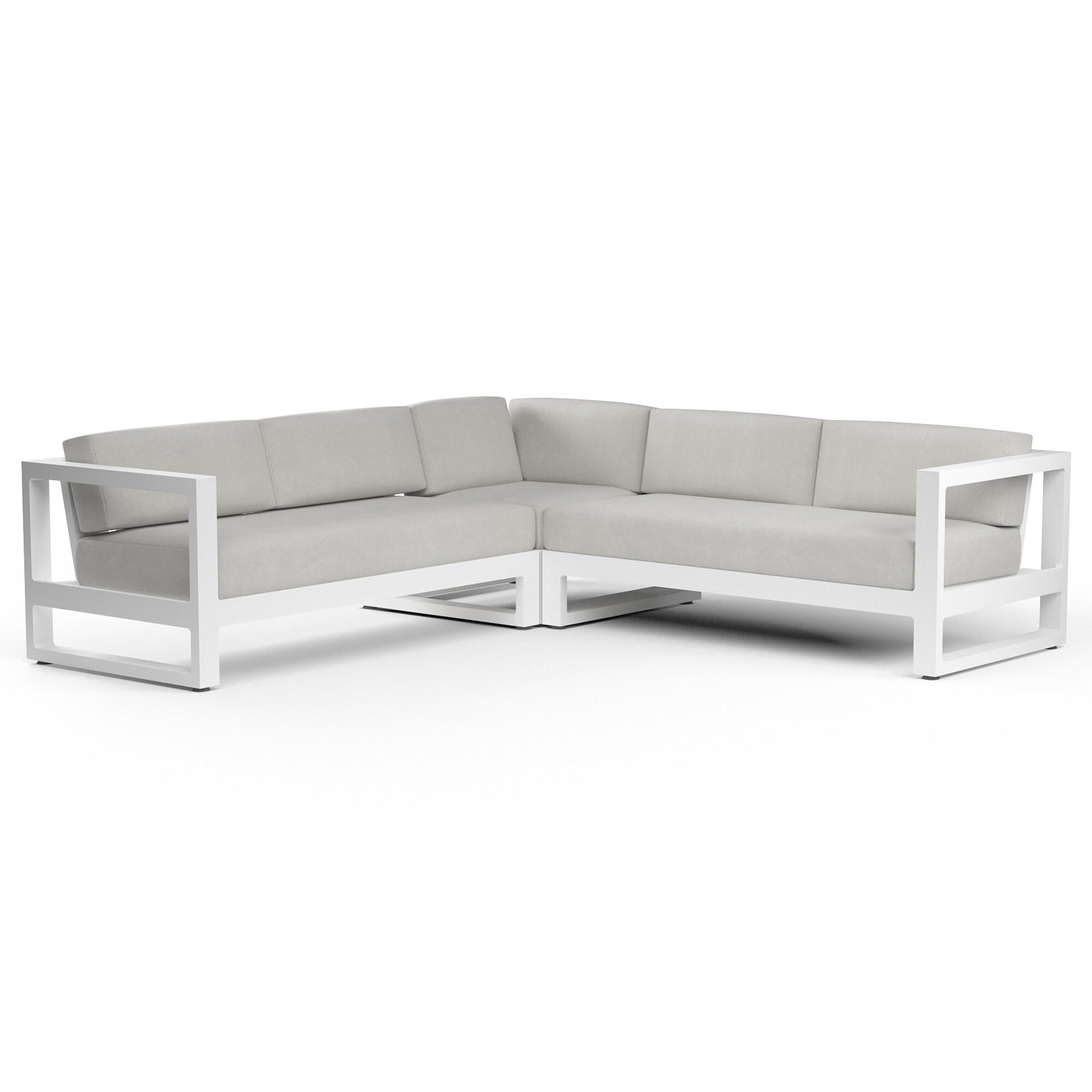 Sunset West Newport Right Arm Facing Loveseat Section