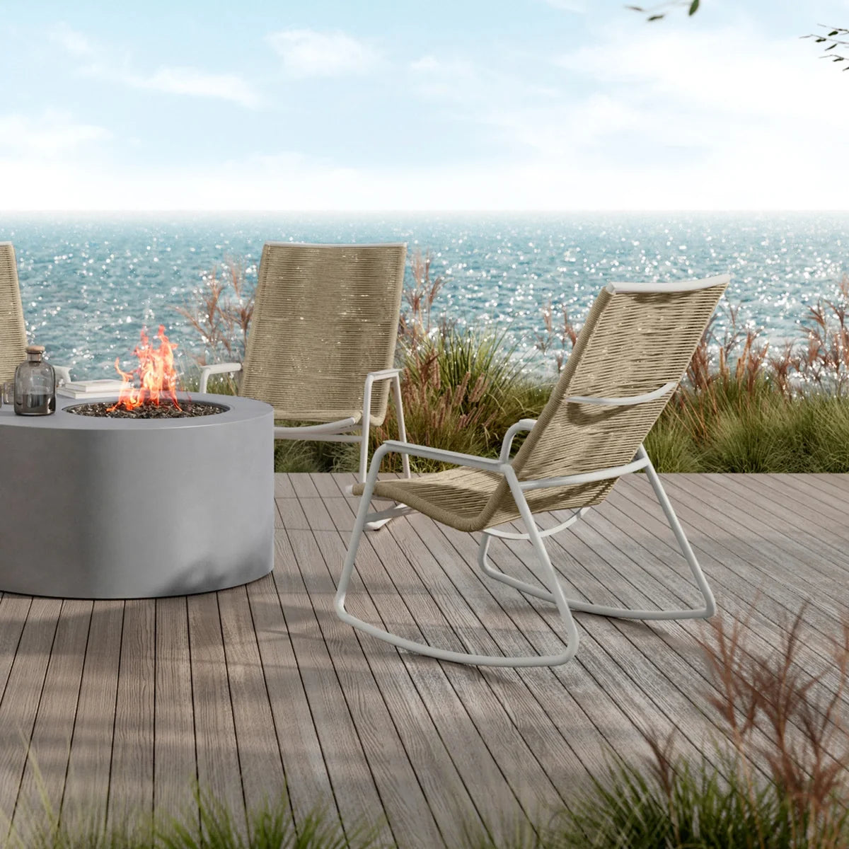 Cabana High Back Rocking Chair