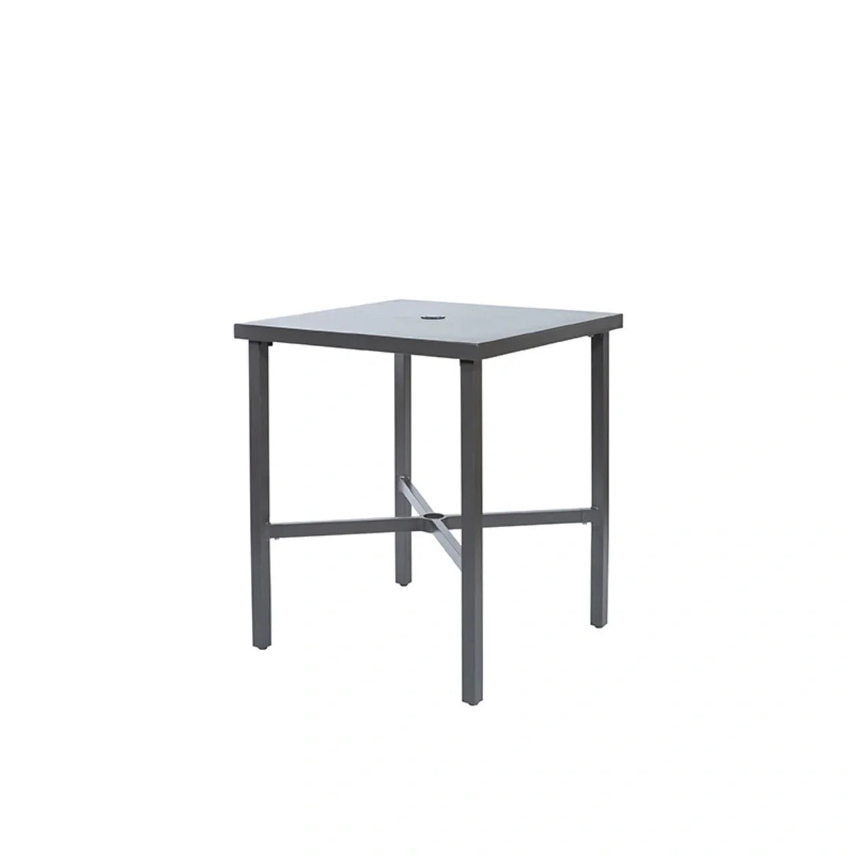 Cabana 30" Square Counter Table with Umbrella Hole