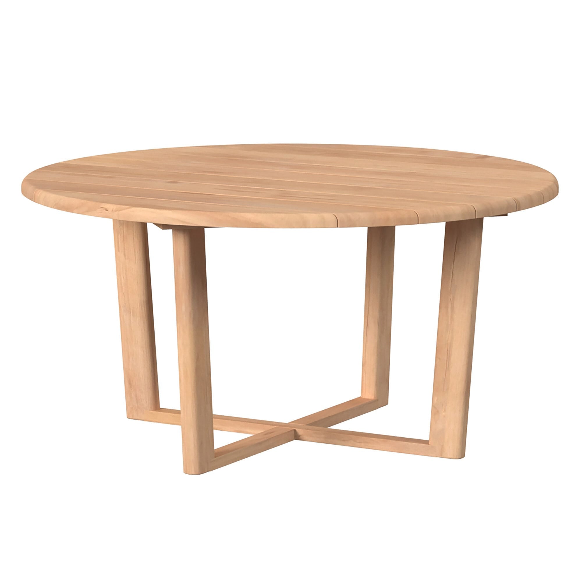 Sunset West Natural Teak Round Dining Table