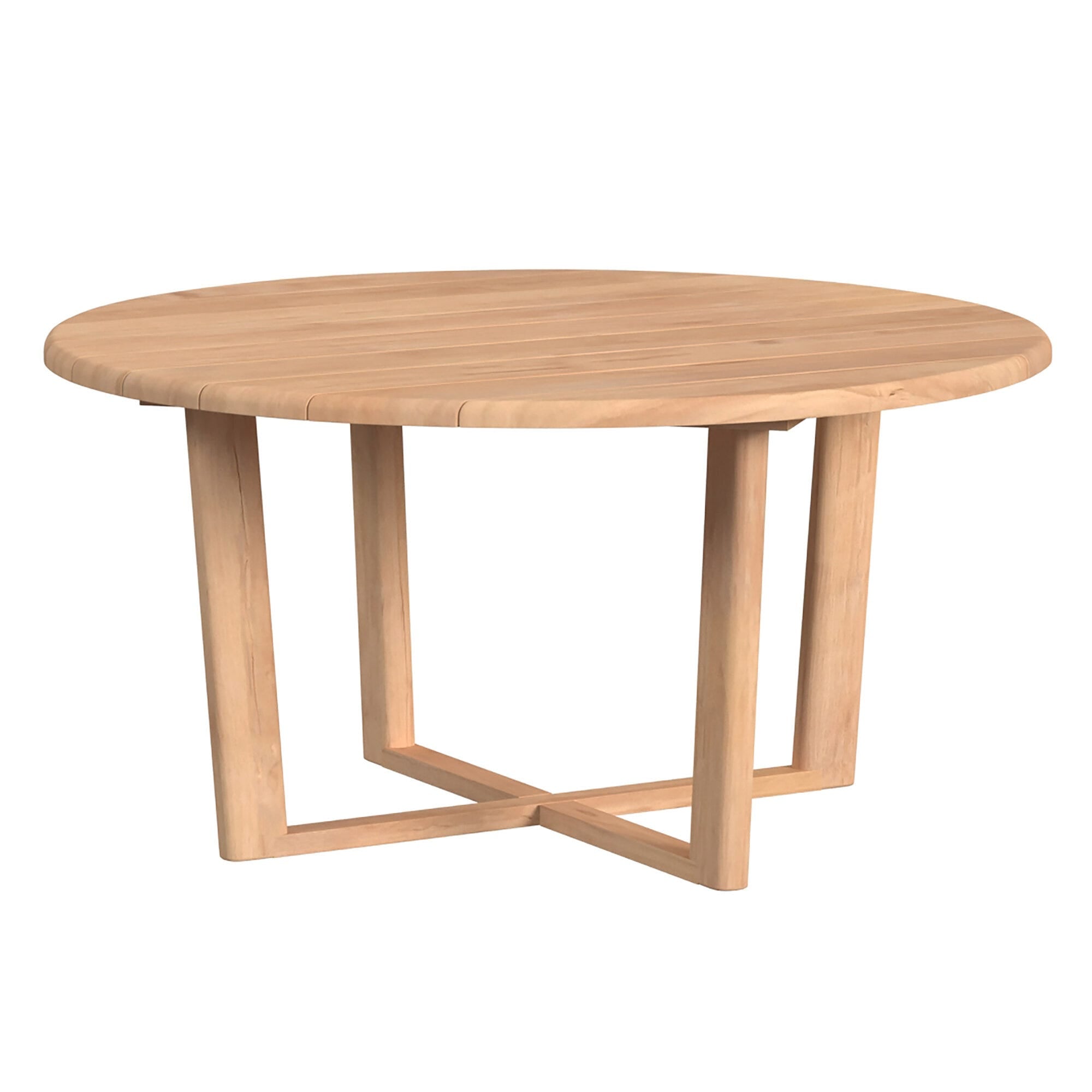 Sunset West Natural Teak Round Dining Table