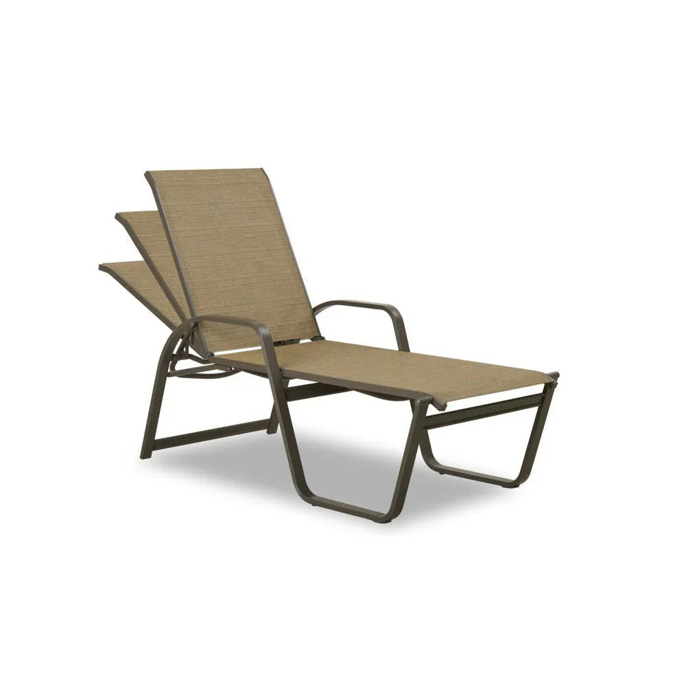 Telescope Casual Aruba Sling Four-Position High Bed Lay-Flat Stacking Chaise (Set of 2)