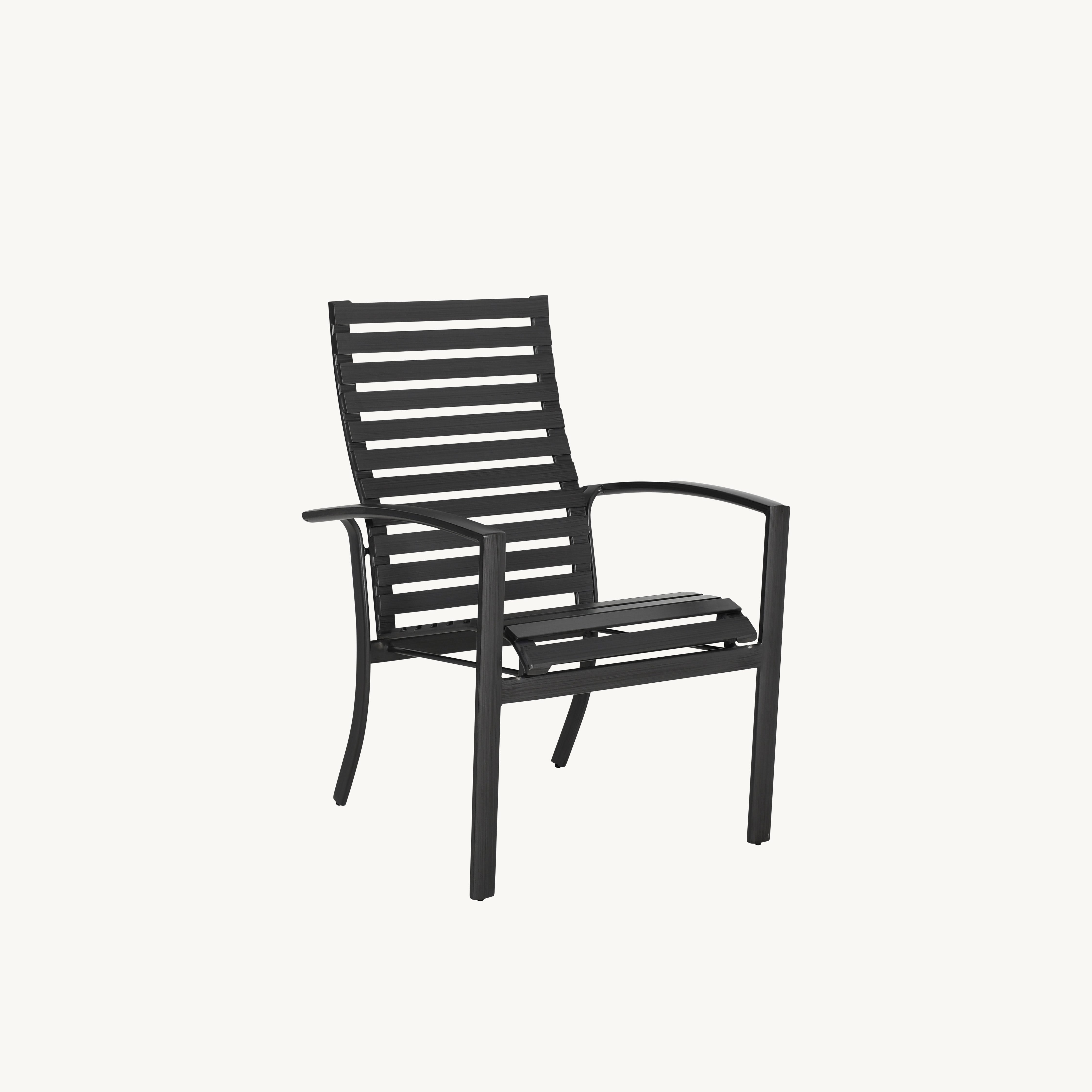 Santorini Stackable Slats Dining Chair 5ZB40 by Castelle
