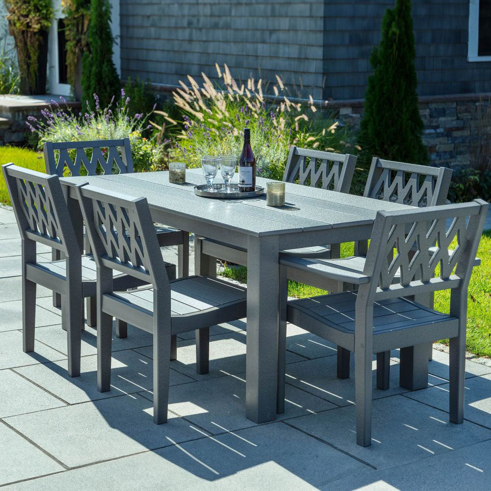 Seaside Casual Greenwich 35" x 70" Rectangular Dining Table