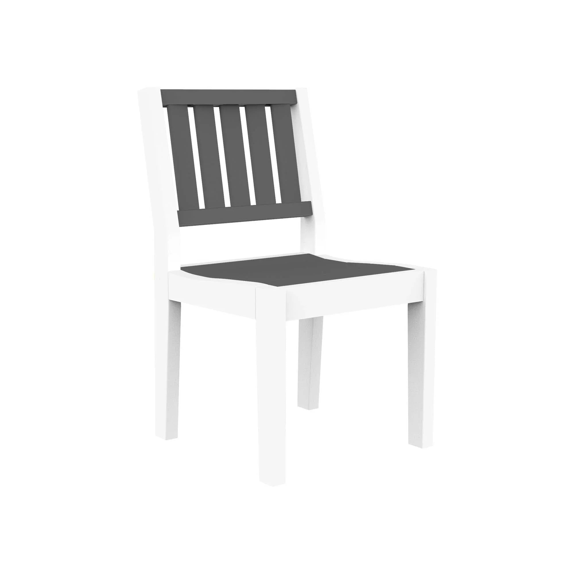 Seaside Casual Greenwich Dining Side Chair Slatted Back