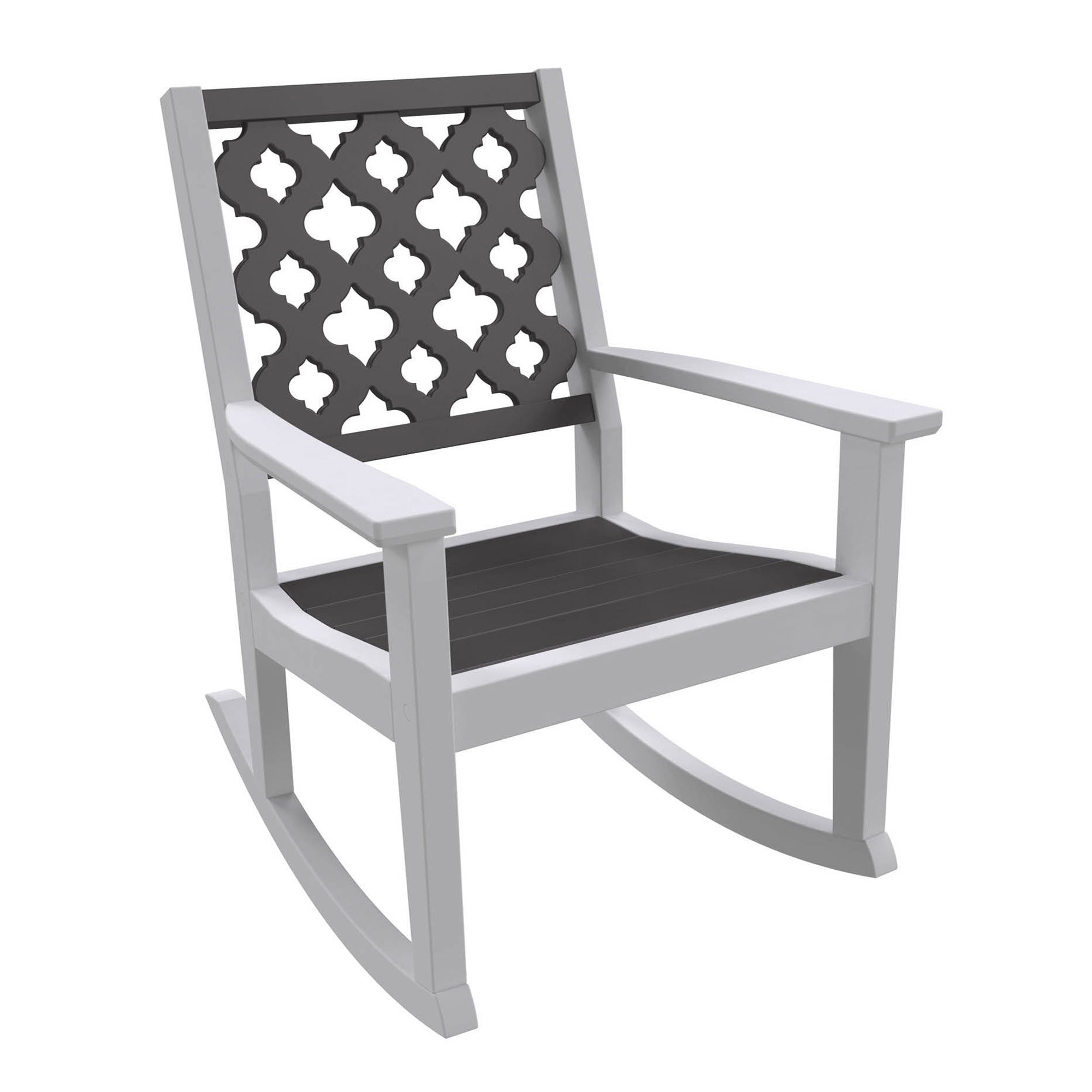 Seaside Casual Greenwich Rocker Chair with Provencal Back