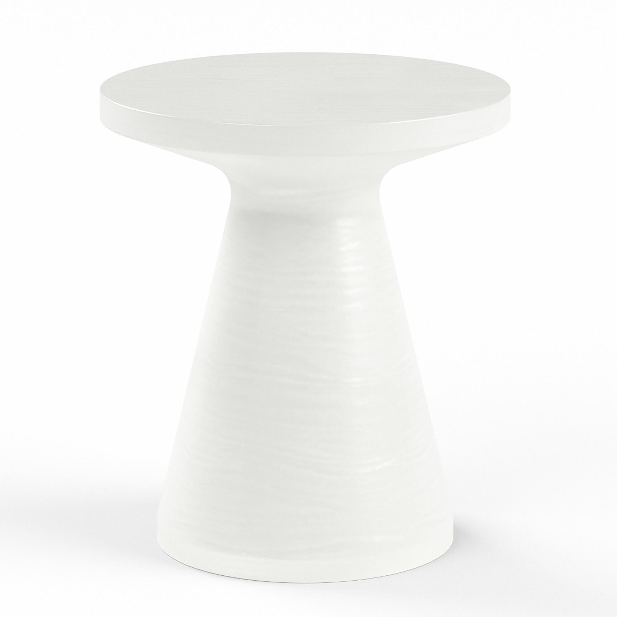 Sunset West Bone 17 Round End Table